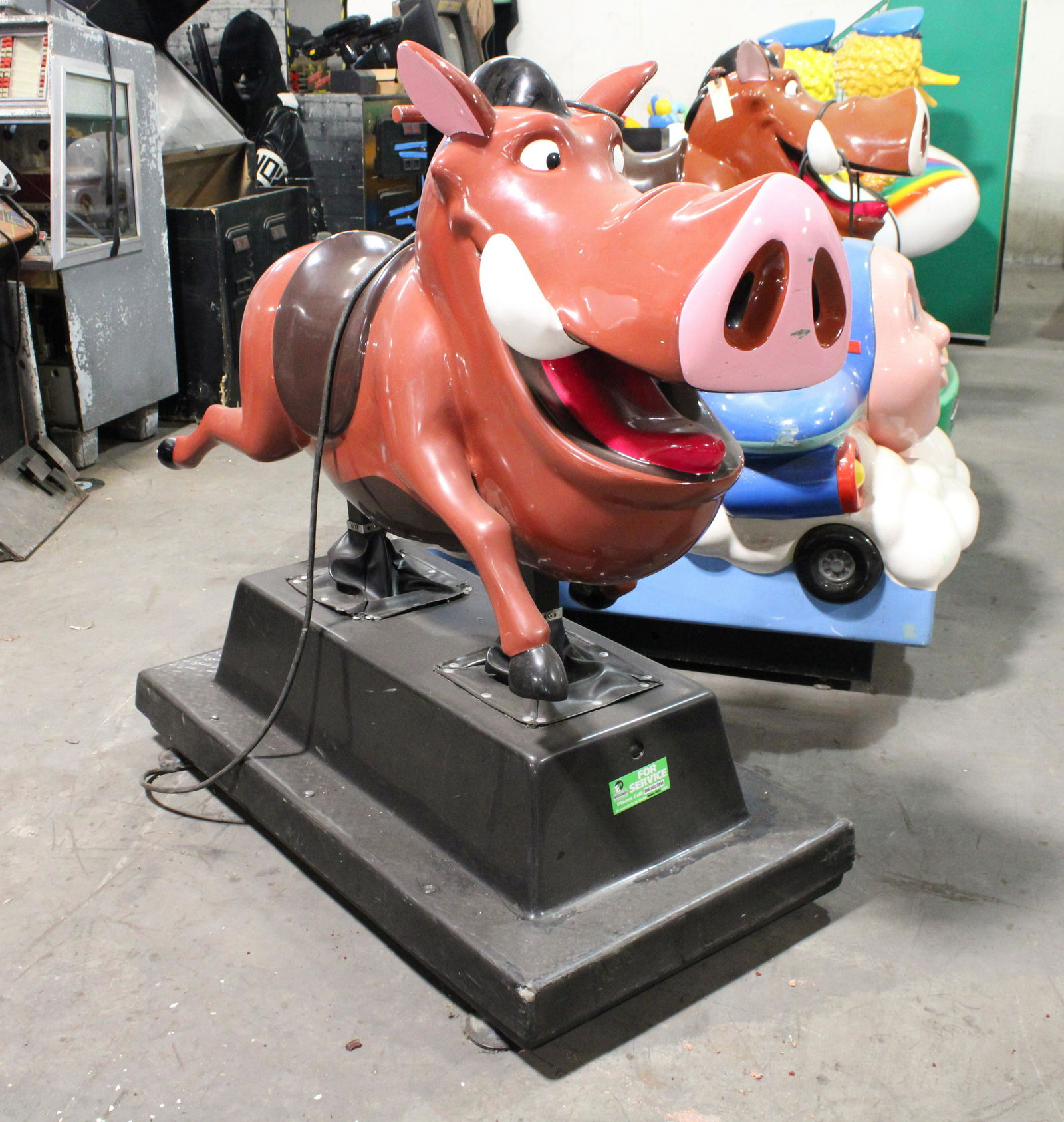 Lion King Pumba Kiddie Ride Coin Operated Kiddie Ride (1 of 2)