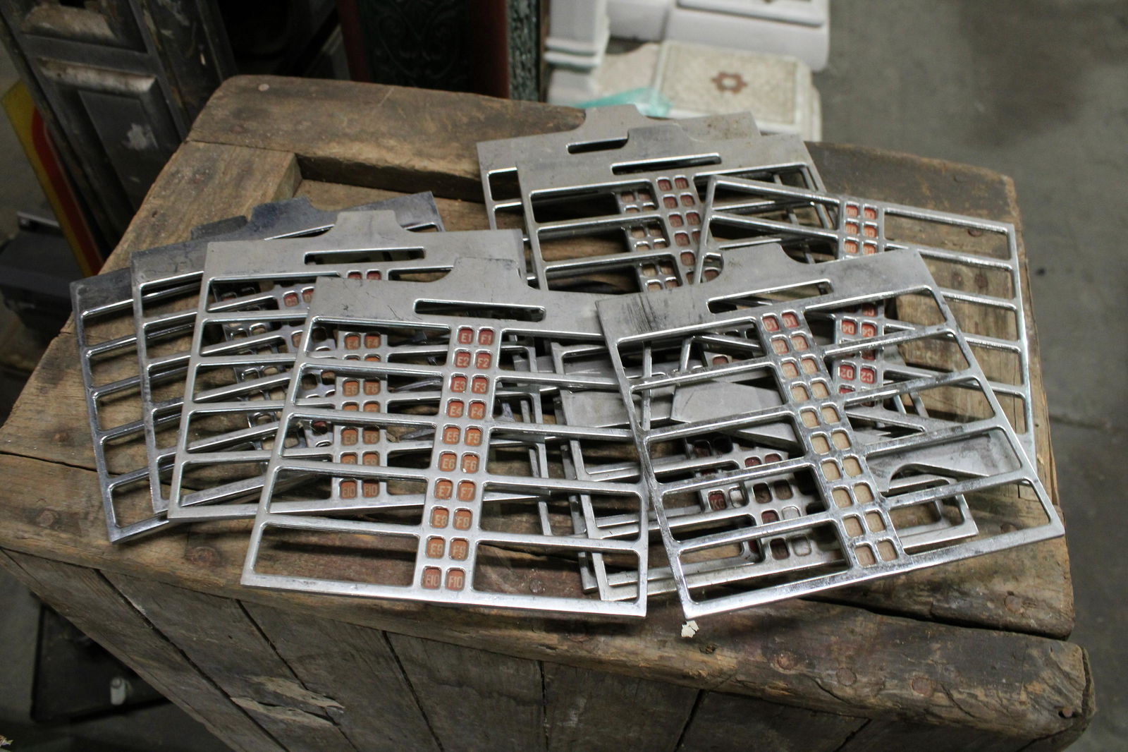 Chrome 1960s Seeburg Jukebox Title Holders (1 of 1)