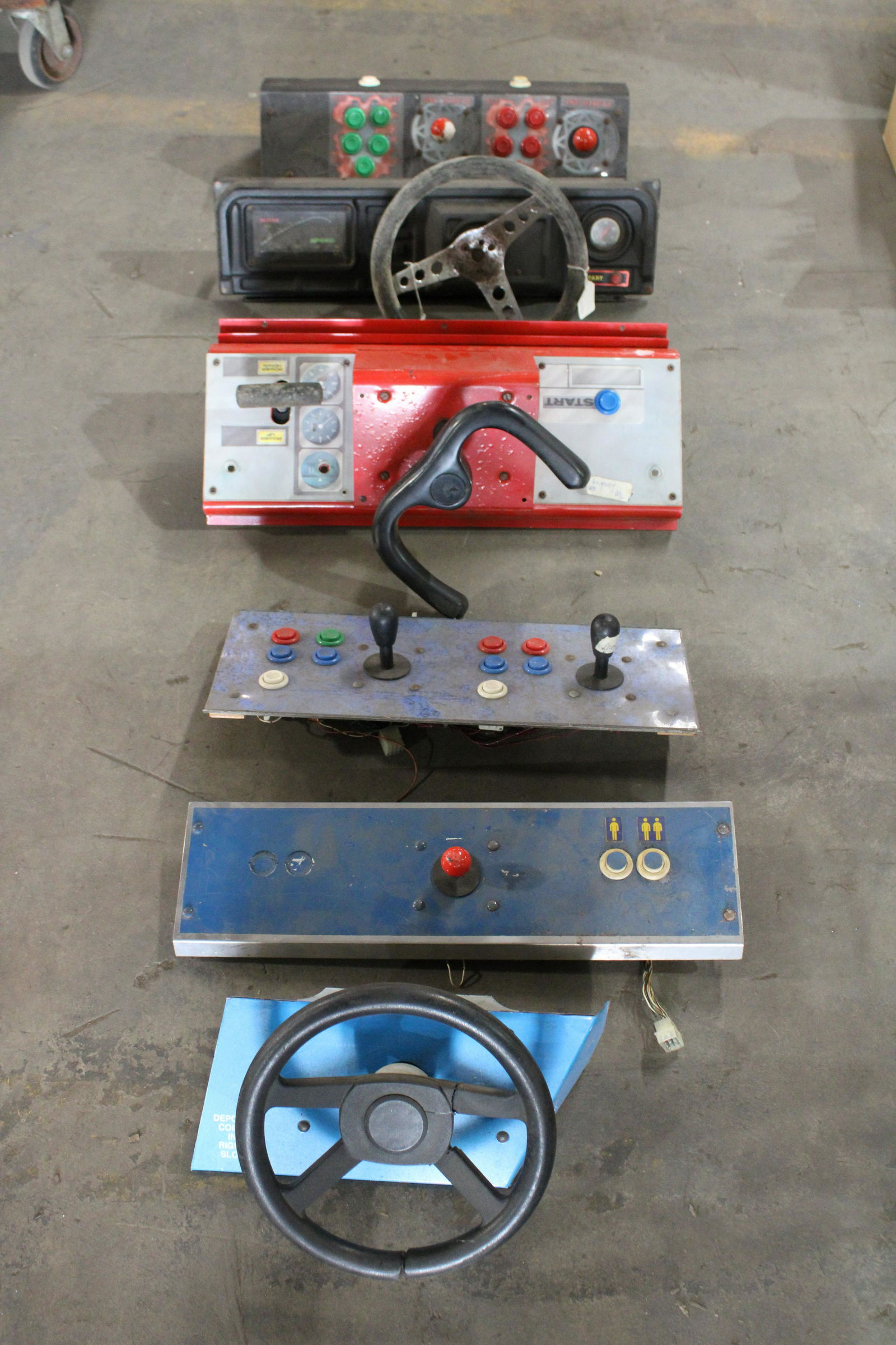 Six Arcade Control Panels (1 of 1)
