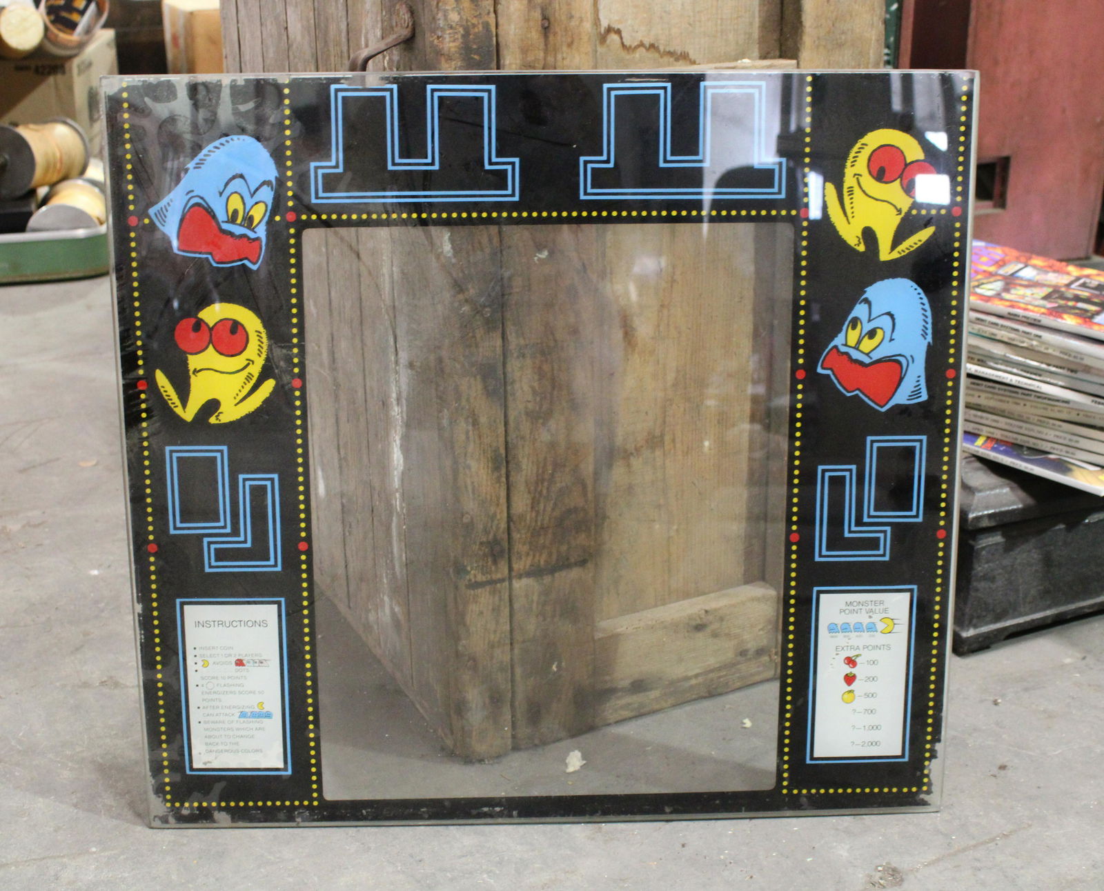 Bally Pac-Man Arcade Bezel (1 of 1)