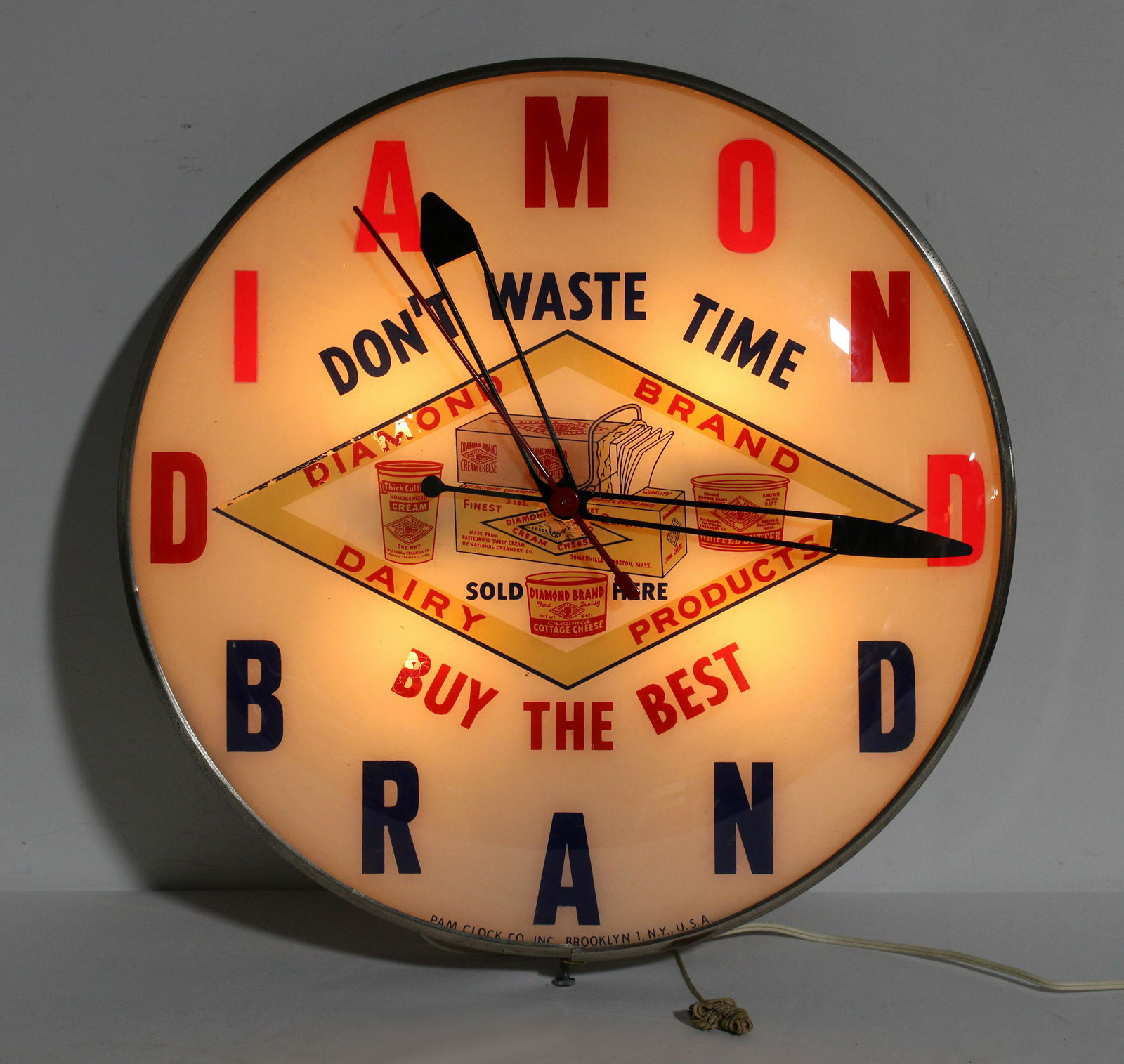 Diamond Brand Light Up Pam Clock (1 of 4)