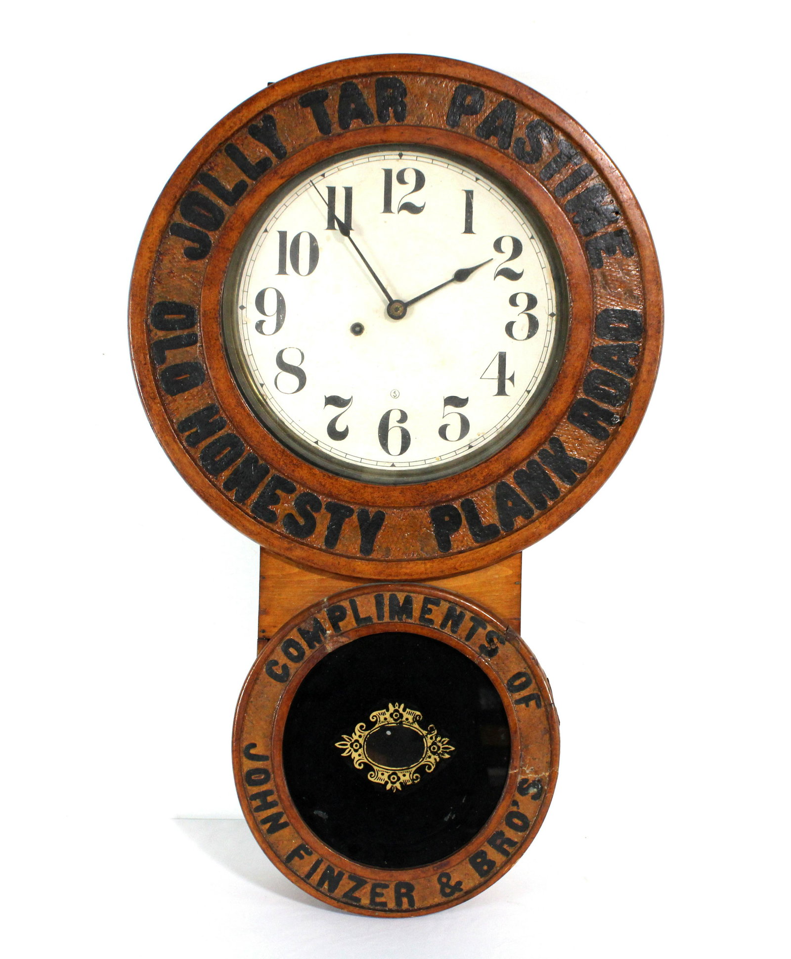 Wooden Baird Advertising Clock (1 of 4)