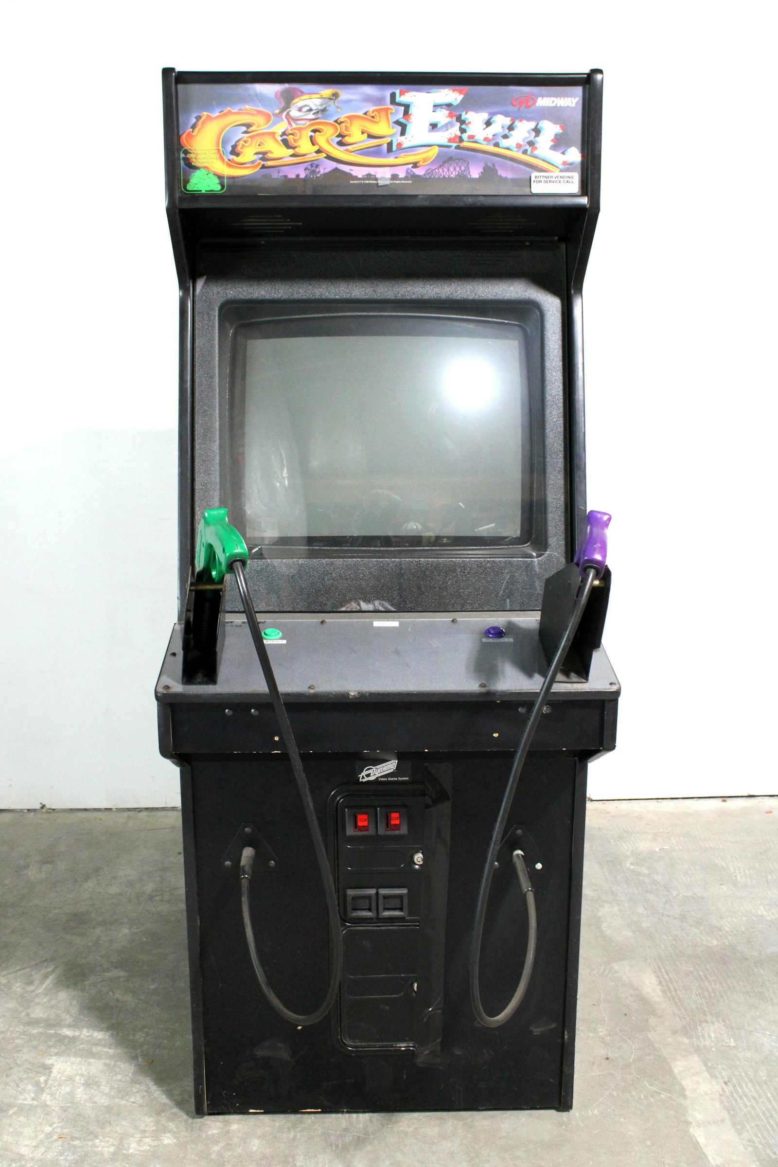 Midway Carnevil Arcade Game (1 of 3)