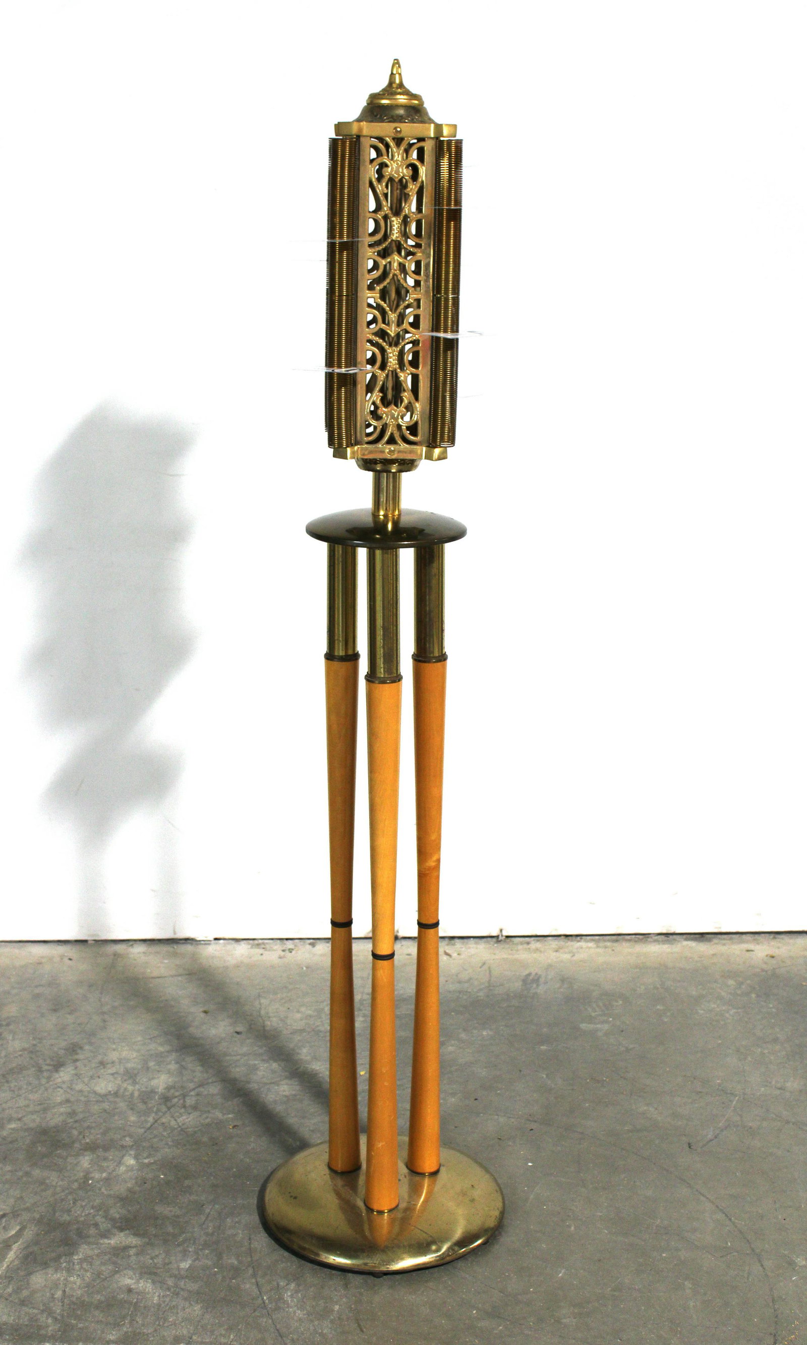 Brass Funeral Home Card Holder: Brass Funeral Home Card Holder. This item requires third party shipping or pickup arrangements to be made. Dimensions: 62 x 14 x 14