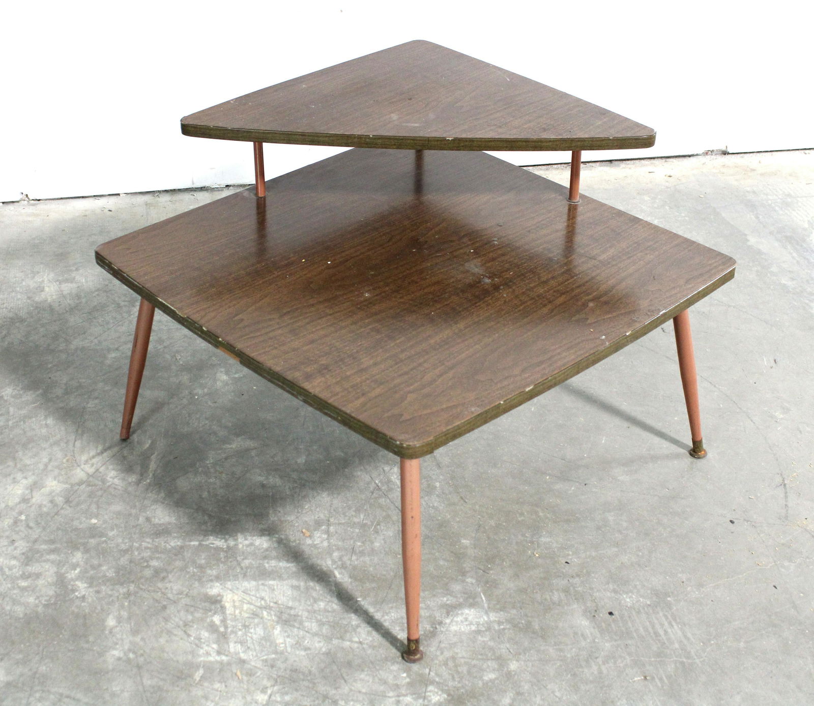Mid Century Modern Two Tiered Side Table (1 of 3)