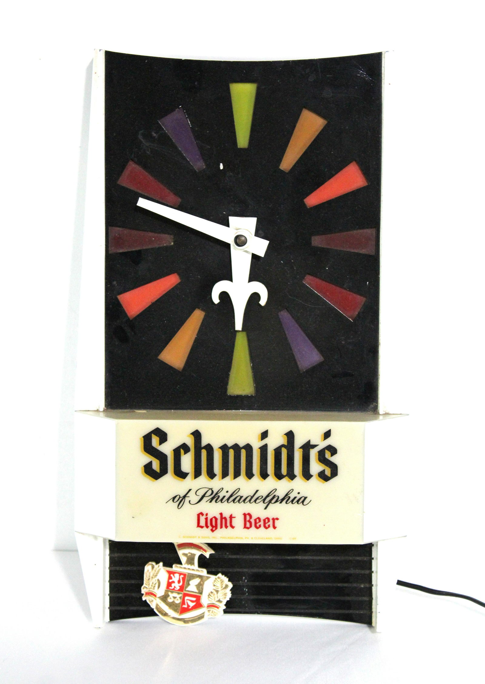 Schmidt's Light Up Beer Clock (1 of 2)