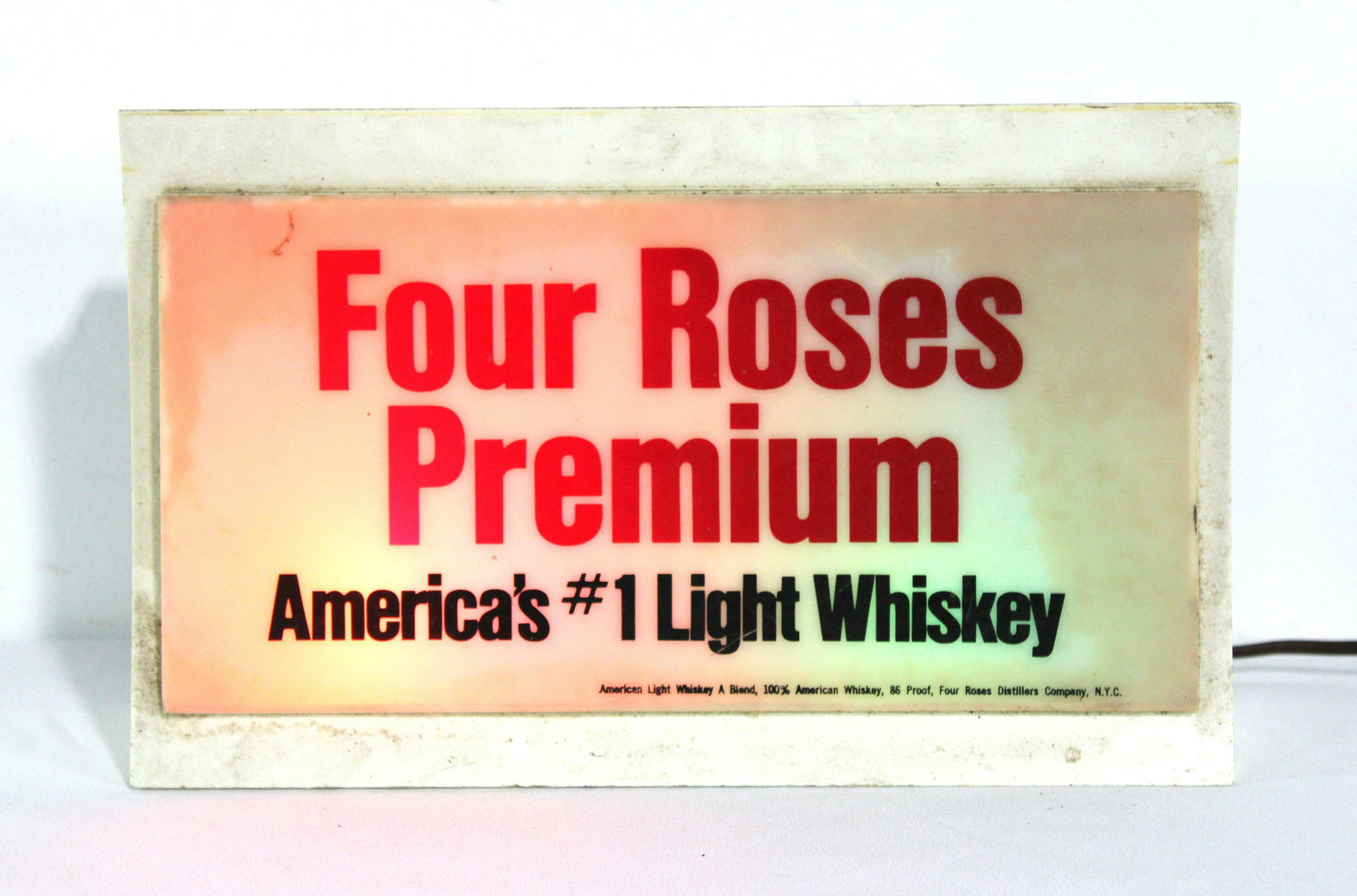Four Roses Whiskey Light Up Advertising Sign (1 of 2)