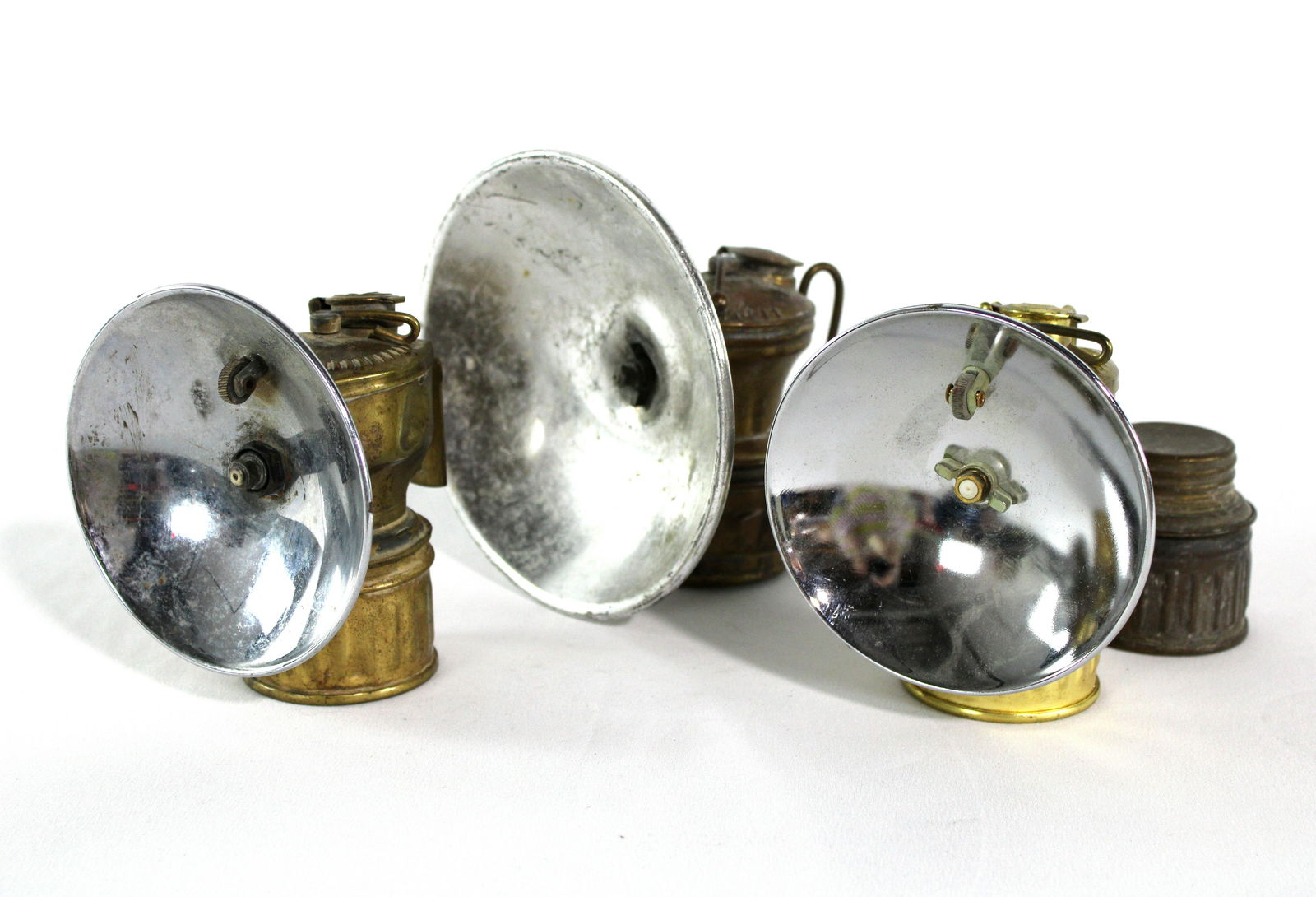 Brass Mining Lamps by Autolite and Justrite (1 of 2)
