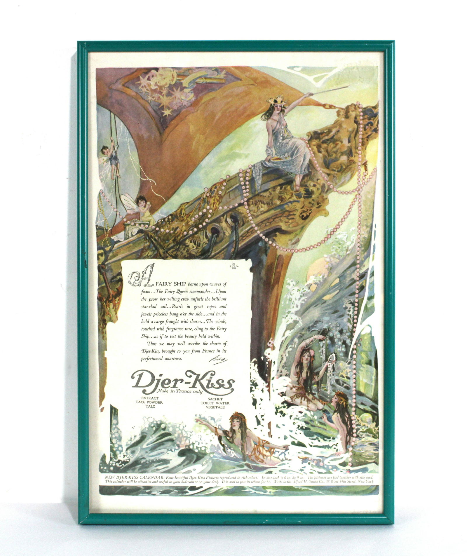 Djer-Kiss French Soap Advertisement, Framed (1 of 1)