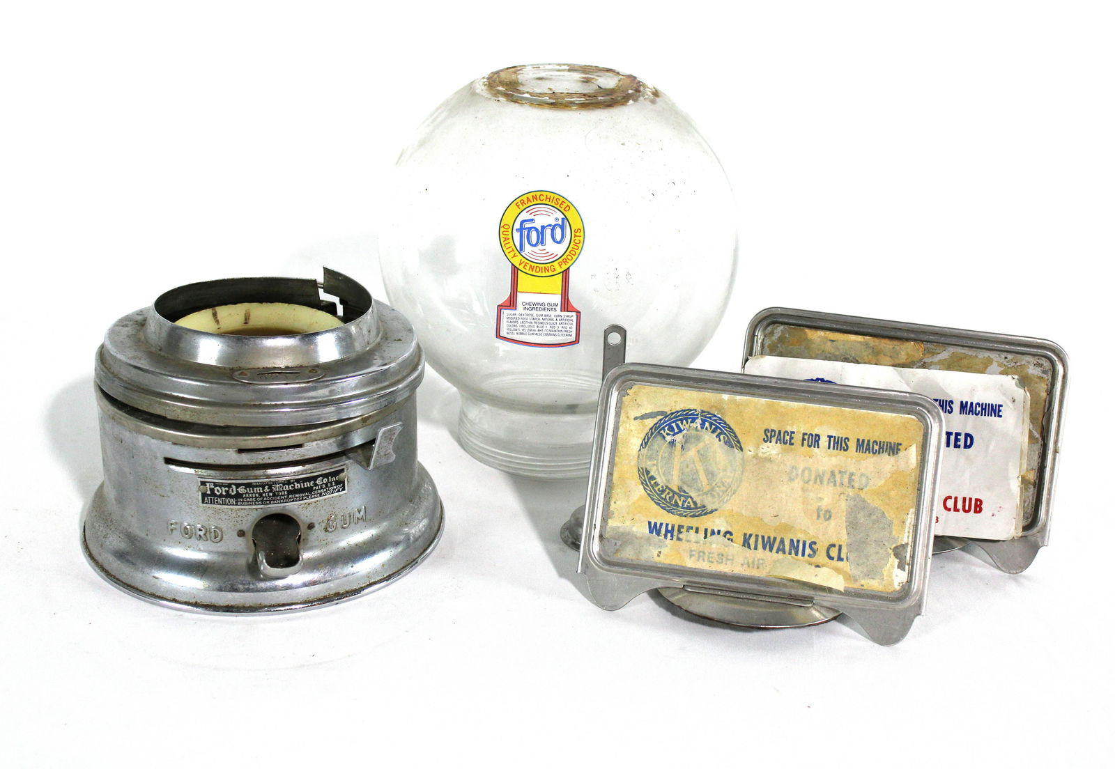 Ford Gumball Glass Globe and Base (1 of 1)