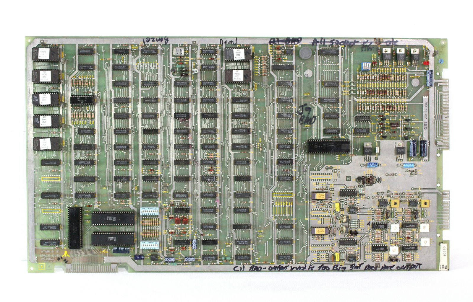 Atari Space Duel Arcade Game Board (1 of 1)