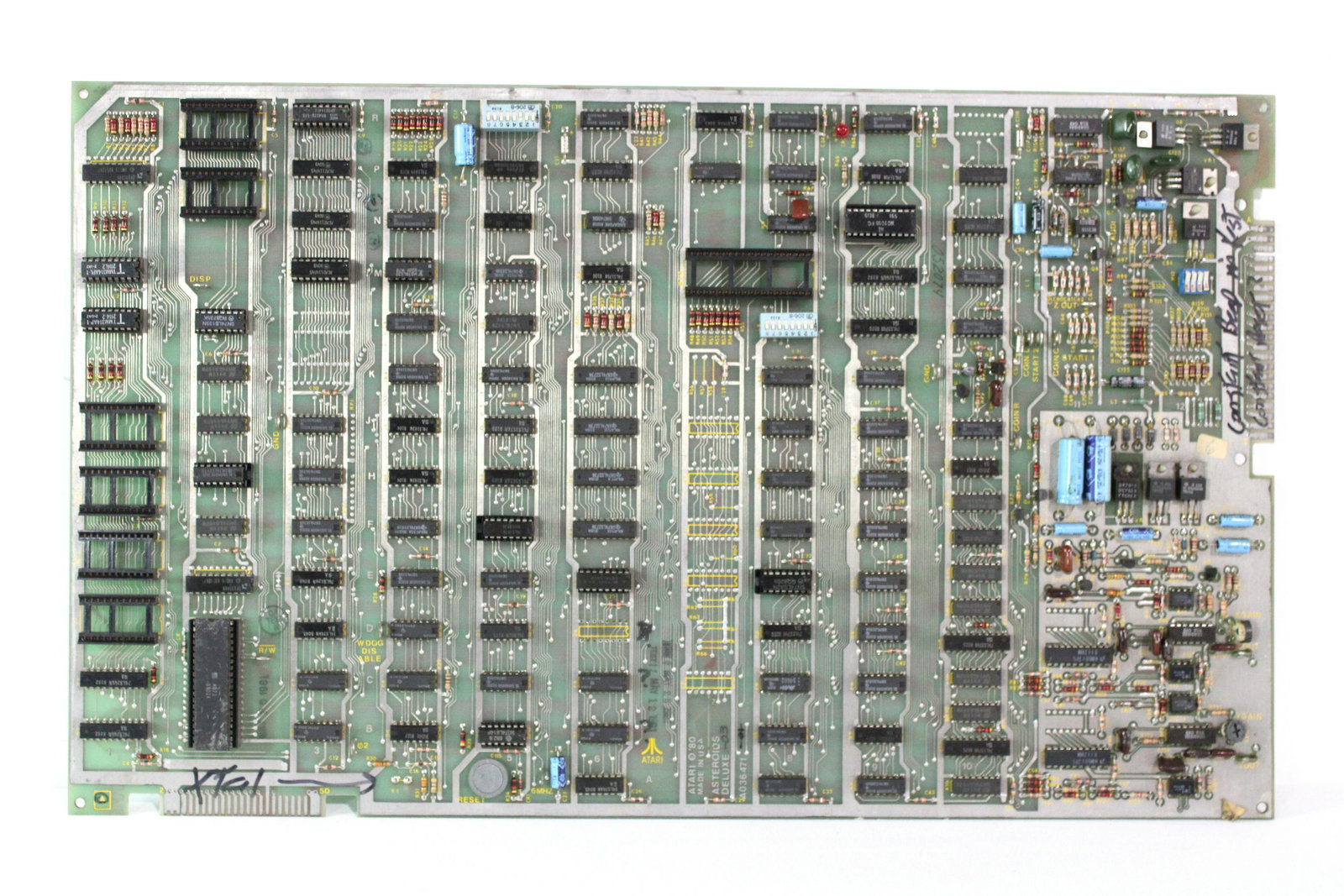 Atari Asteroids Deluxe Arcade Game Board (1 of 1)