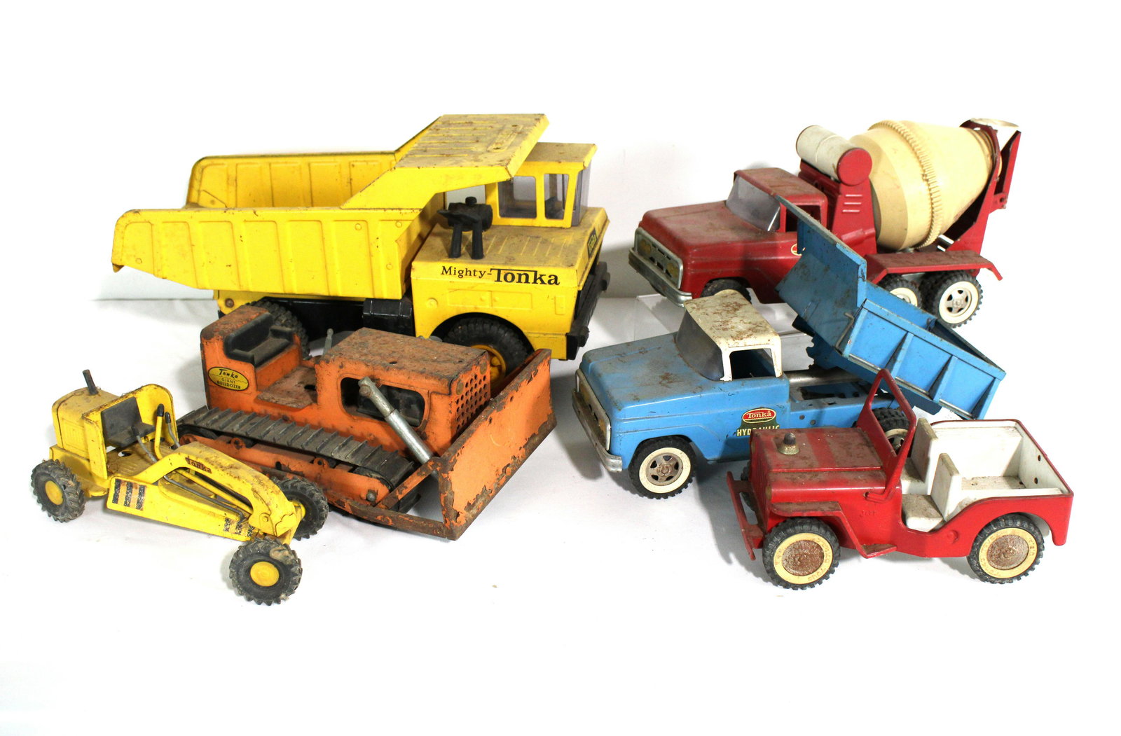 Tonka Trucks incl. Jeep and Concrete Truck (1 of 1)