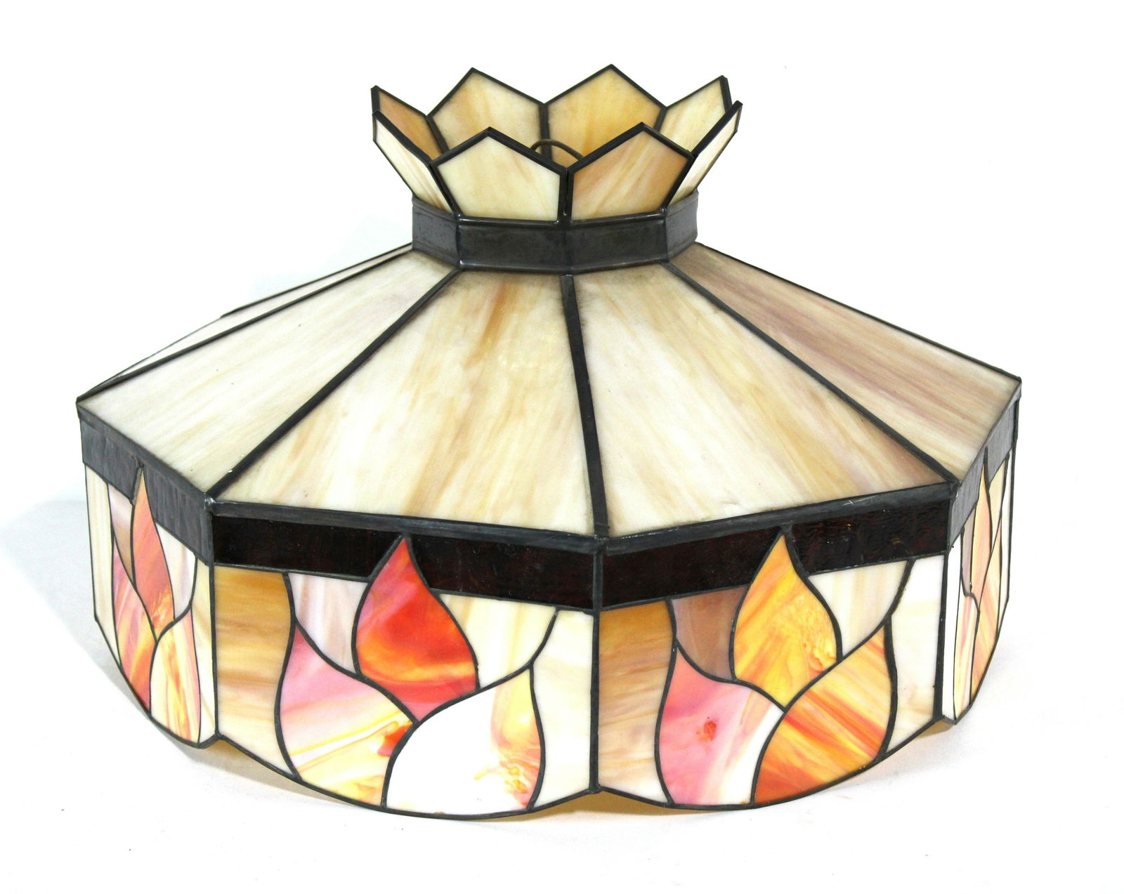 Stained Glass Hanging Lamp (1 of 3)