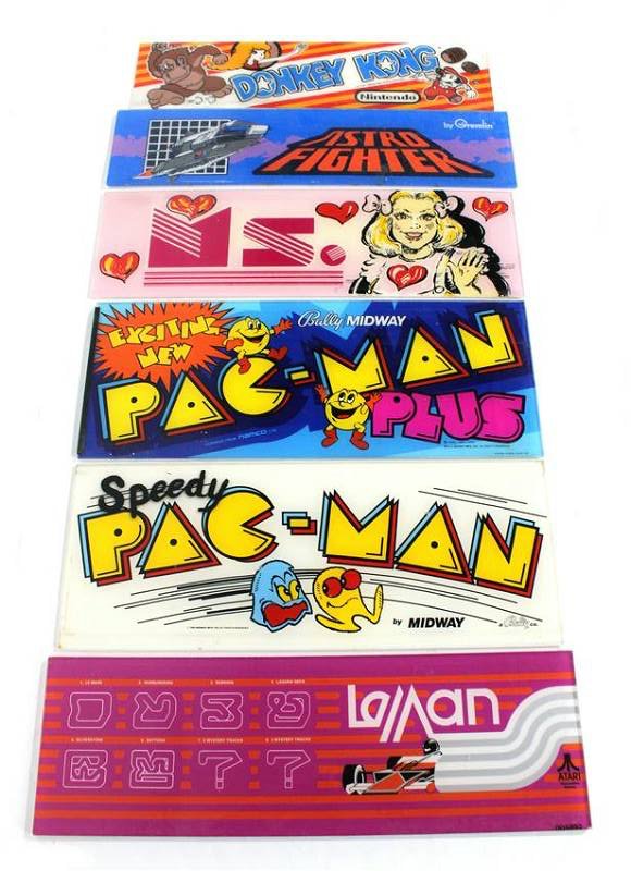 Arcade Headers Incl. Pac-Man and Donkey Kong (1 of 1)