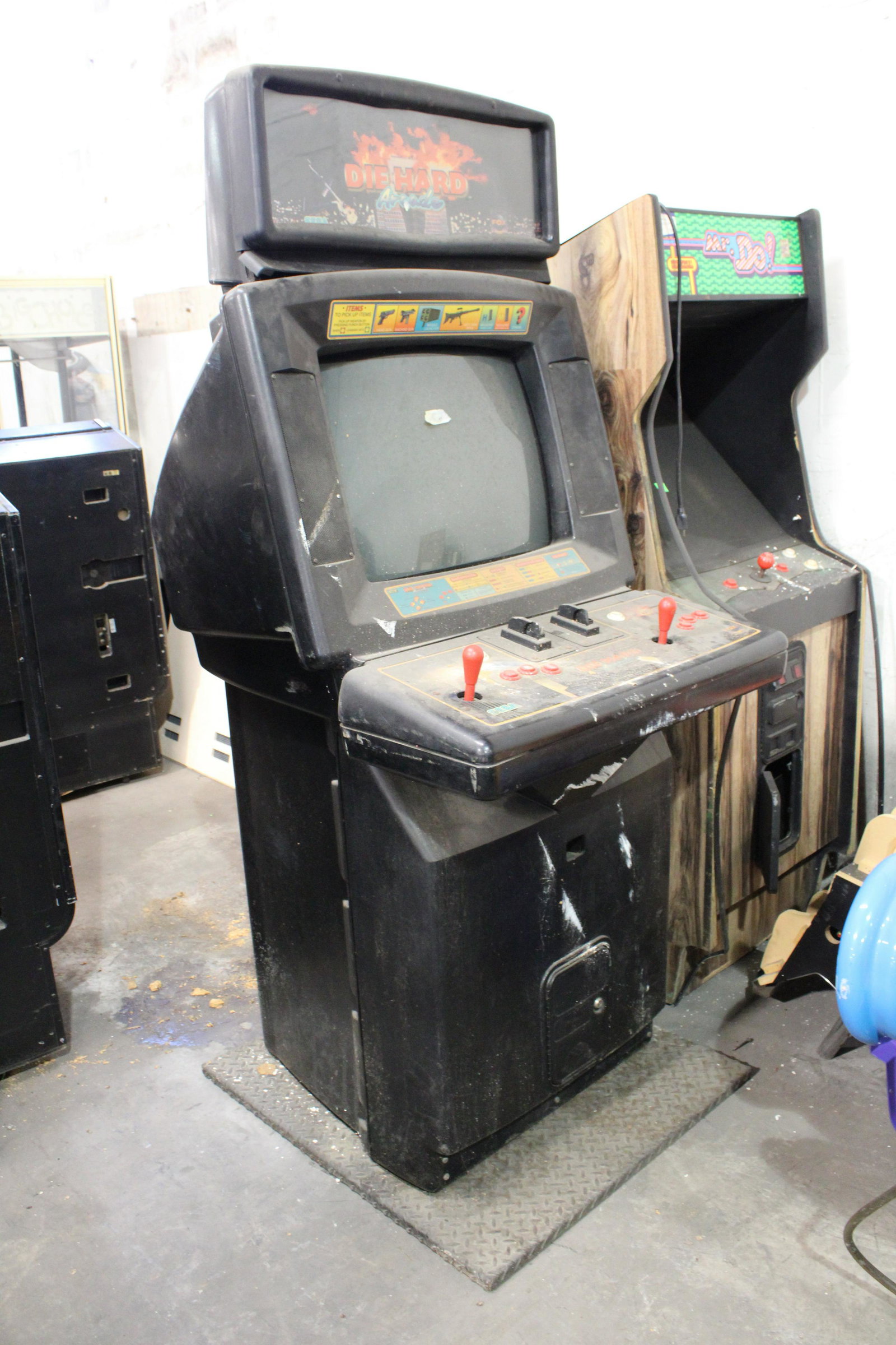 Sega Die Hard Arcade Game: Sega Die Hard Arcade Game. As found, untested.