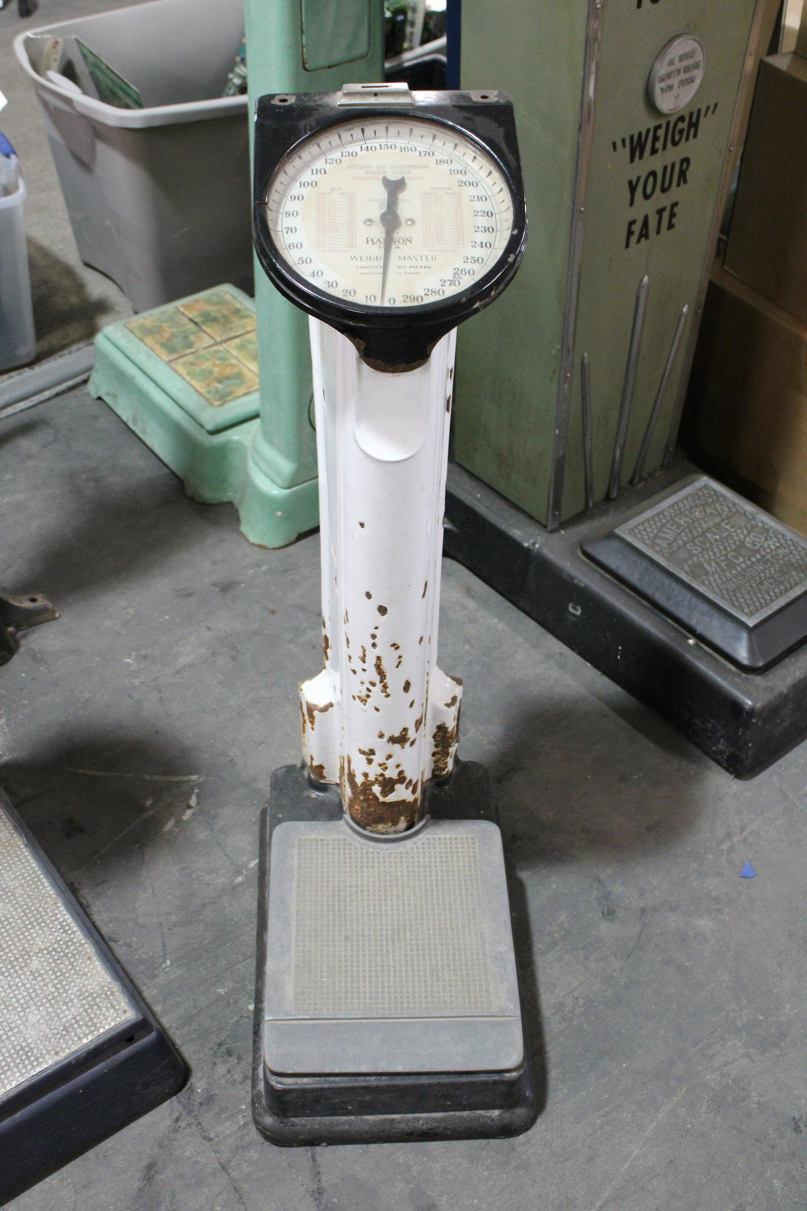 Hanson Weigh Master Penny Scale: Hanson Weigh Master Penny Scale. As Found.