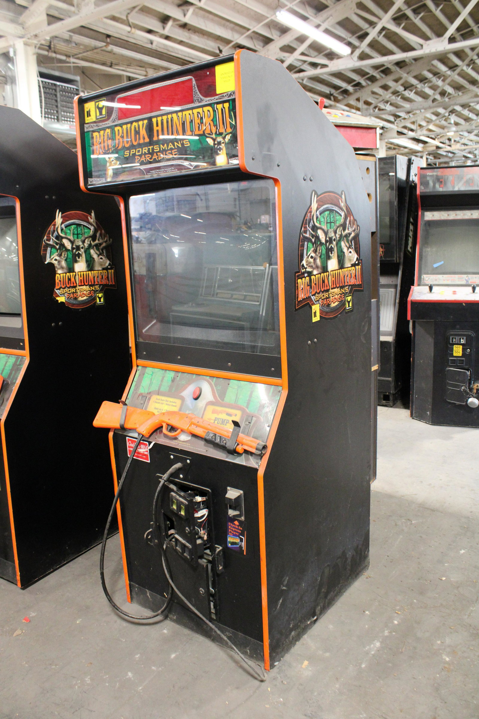 Buck Hunter II Sportsman's Paradise Arcade: Buck Hunter II Sportsman's Paradise Arcade. As found for parts or restoration, incomplete.