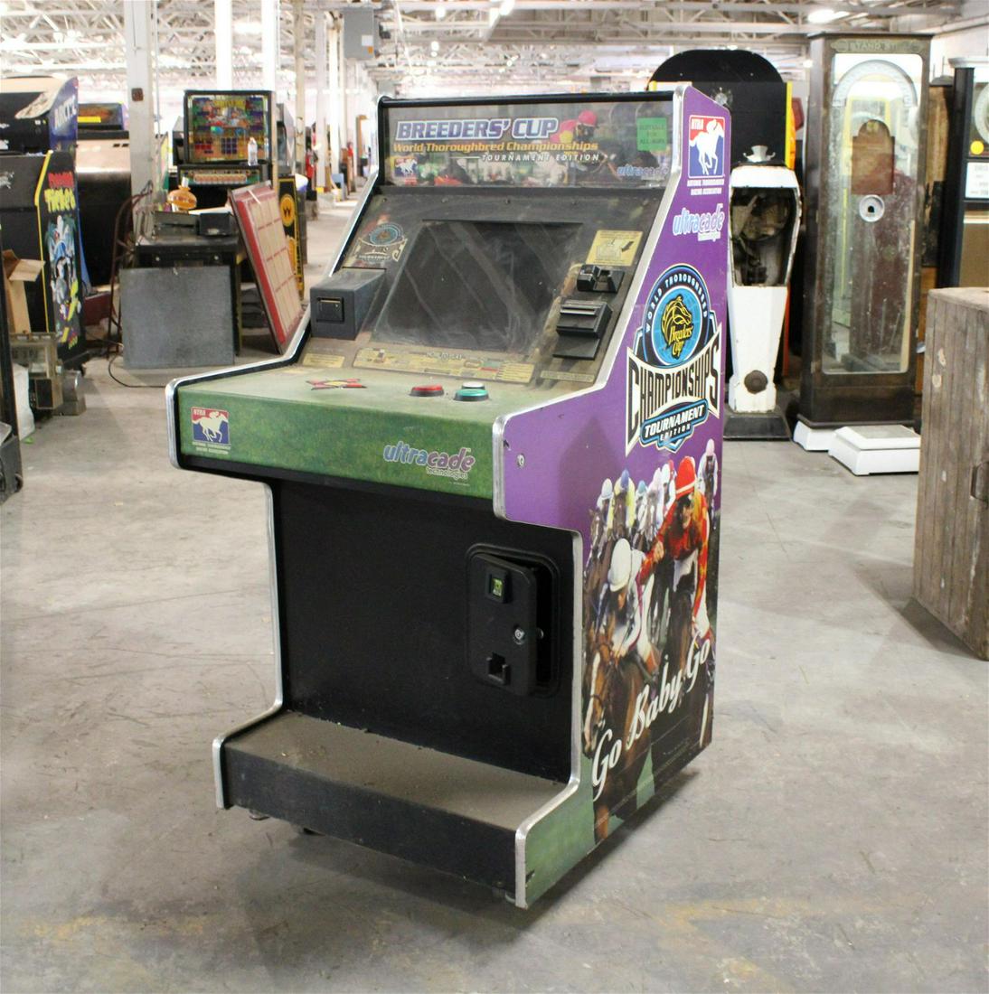 Breeders' Cup Tournament Edition Arcade Cabinet: Breeders' Cup Tournament Edition Arcade Cabinet. As found.