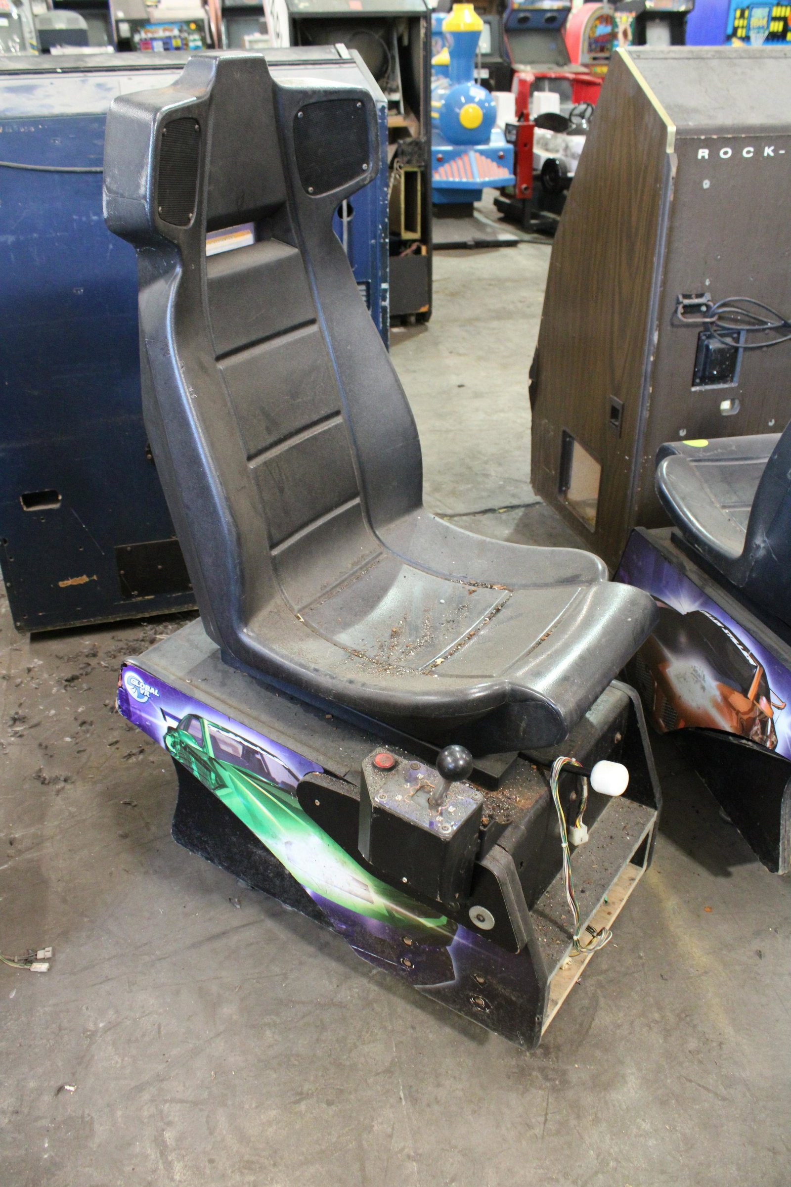 Global VR Arcade Seat with Shifter 1: Global VR Arcade Seat with Shifter 1. For multigame driver project