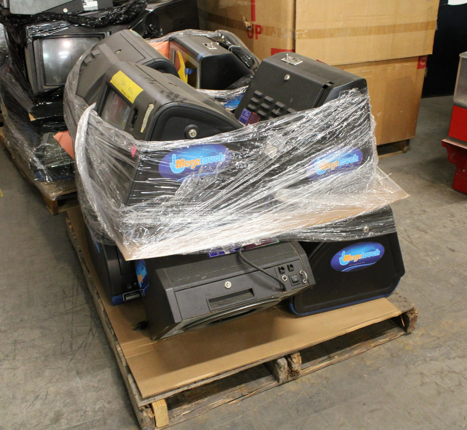 Merit Multigame Arcade Touchscreens, Pallet Lot 2: Merit Multigame Arcade Touchscreens, Pallet Lot 2. For parts or restoration.