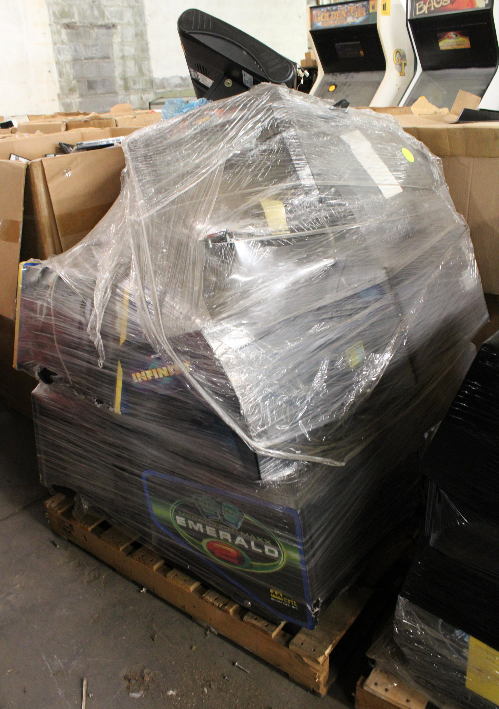 Merit Multigame Arcade Touchscreens, Pallet Lot 4: Merit Multigame Arcade Touchscreens, Pallet Lot 4. For parts or restoration.