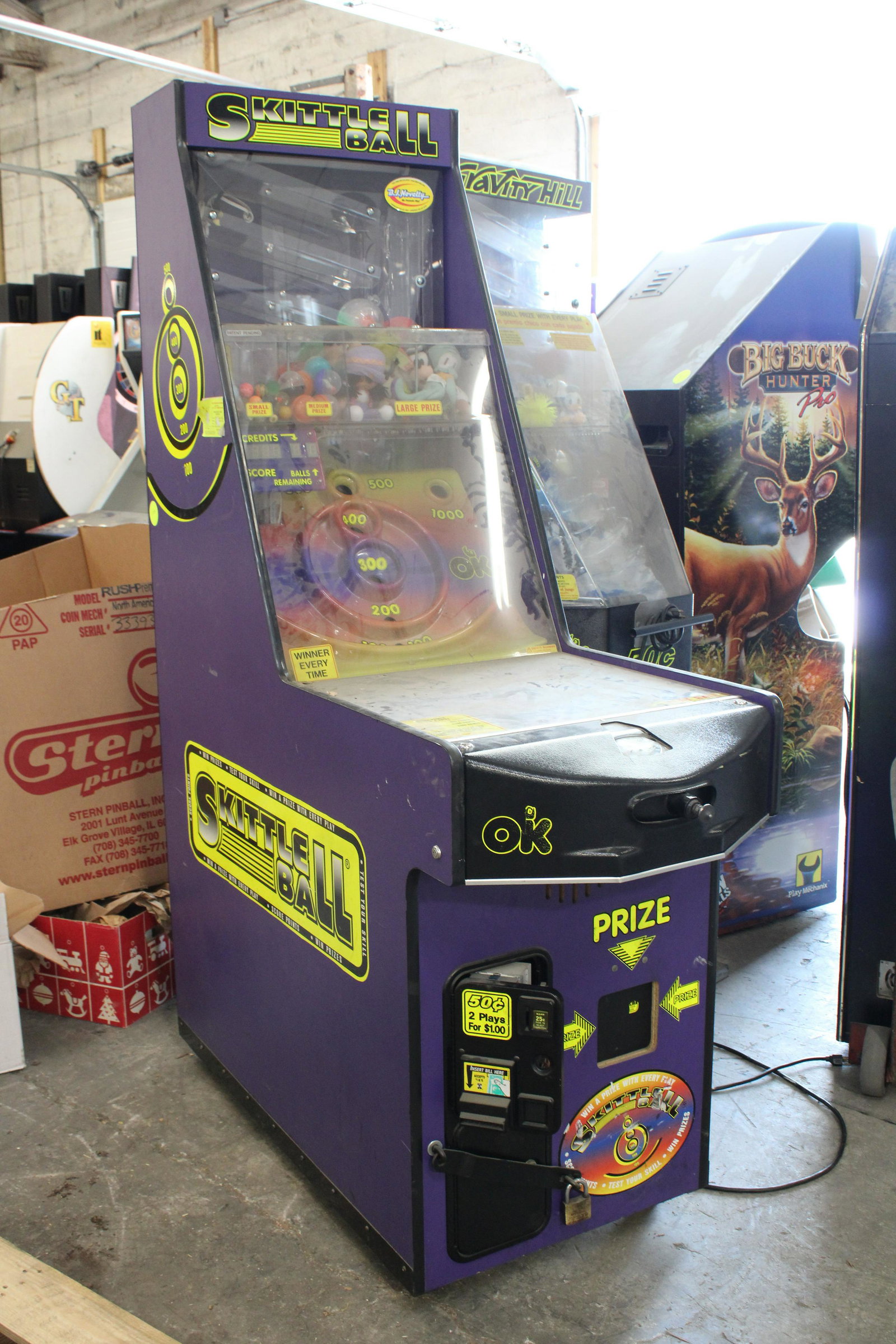 Skittle Ball Prize Arcade Game: Skittle Ball Prize Arcade Game. Straight from operators warehouse, untested.