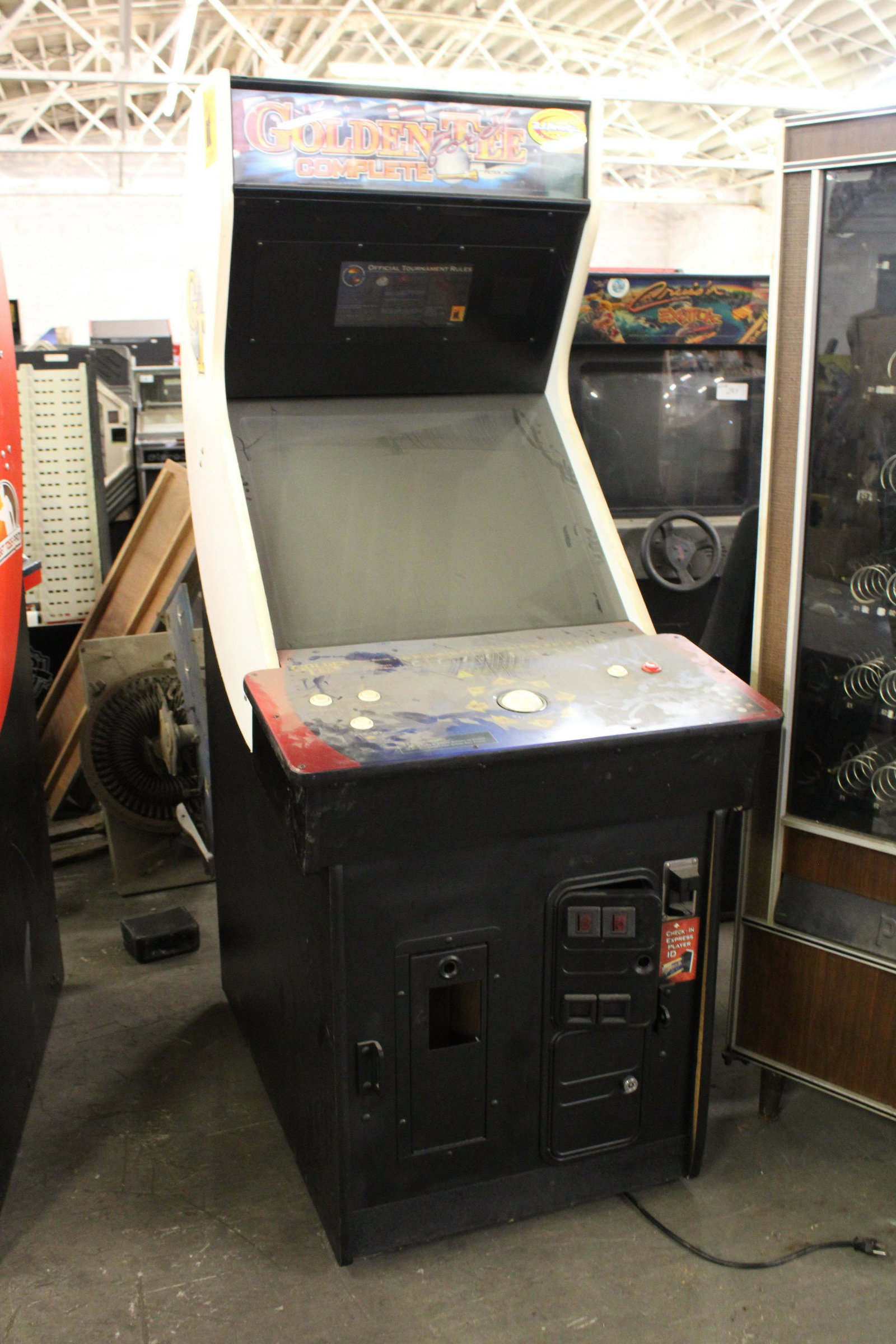 Golden Tee Complete Arcade Game: Golden Tee Complete Arcade Game. As found, untested.