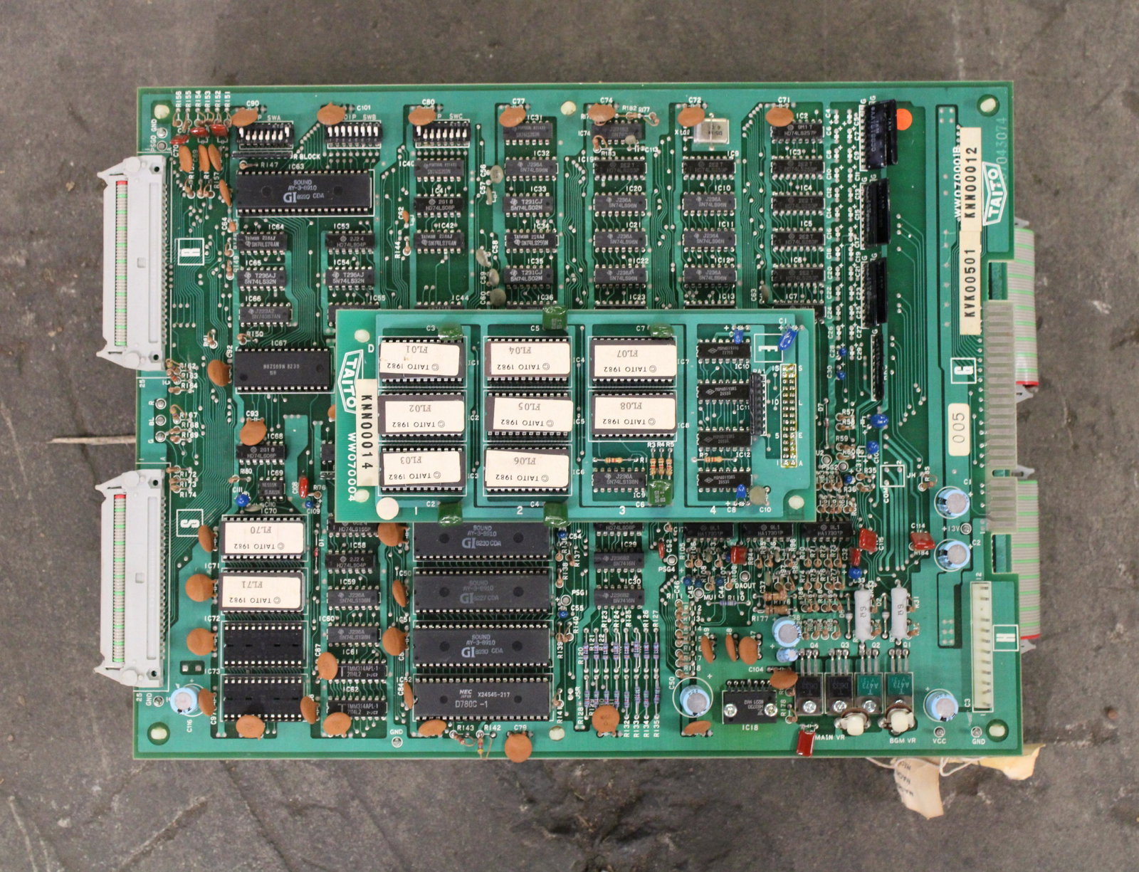 Front Line Arcade Game Board Set: Front Line Arcade Game Board Set. As found.