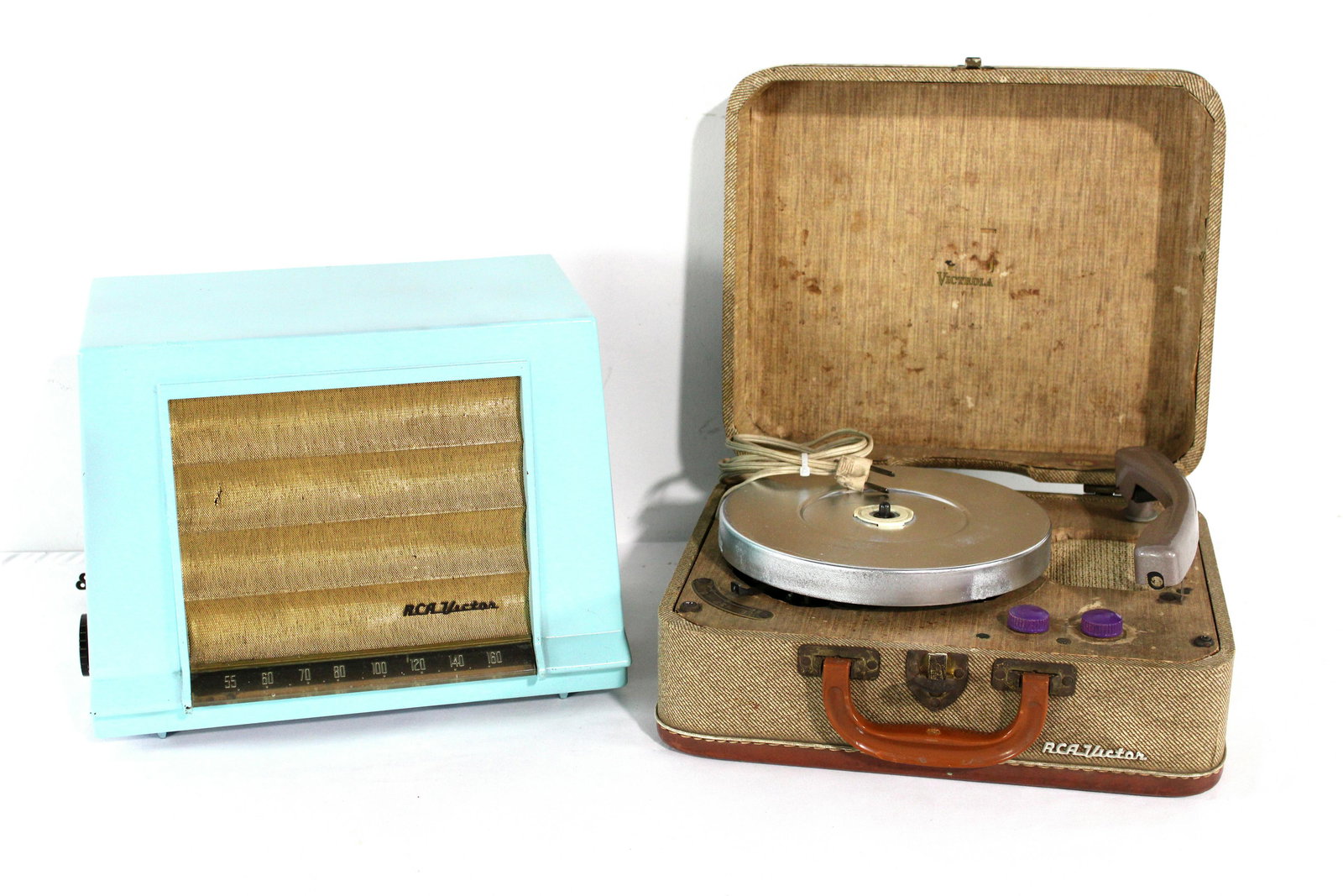 RCA Victor AM Radio and Record Player (1 of 2)