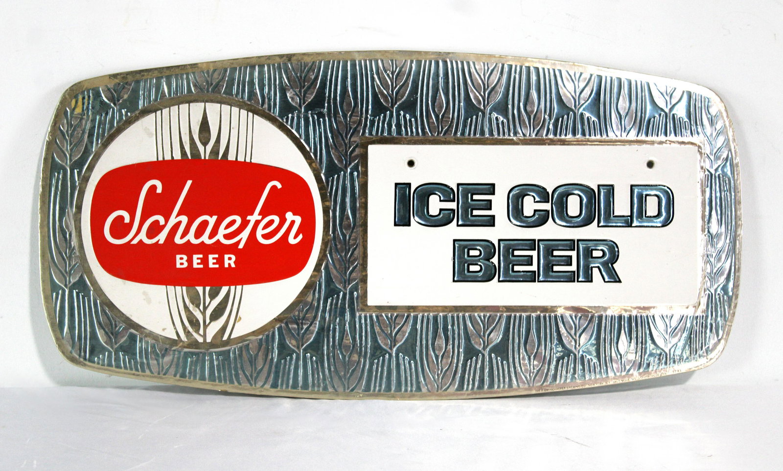 Schaefer Beer Easel Back Advertising Sign (1 of 2)