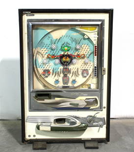 Nishijin Coin Op Pachinko Wall Game: Nishijin Coin Op Pachinko Wall Game. Untested. Balls not included. This item requires third party shipping or pickup arrangements to be made. Dimensions: 33 x 22 x 10