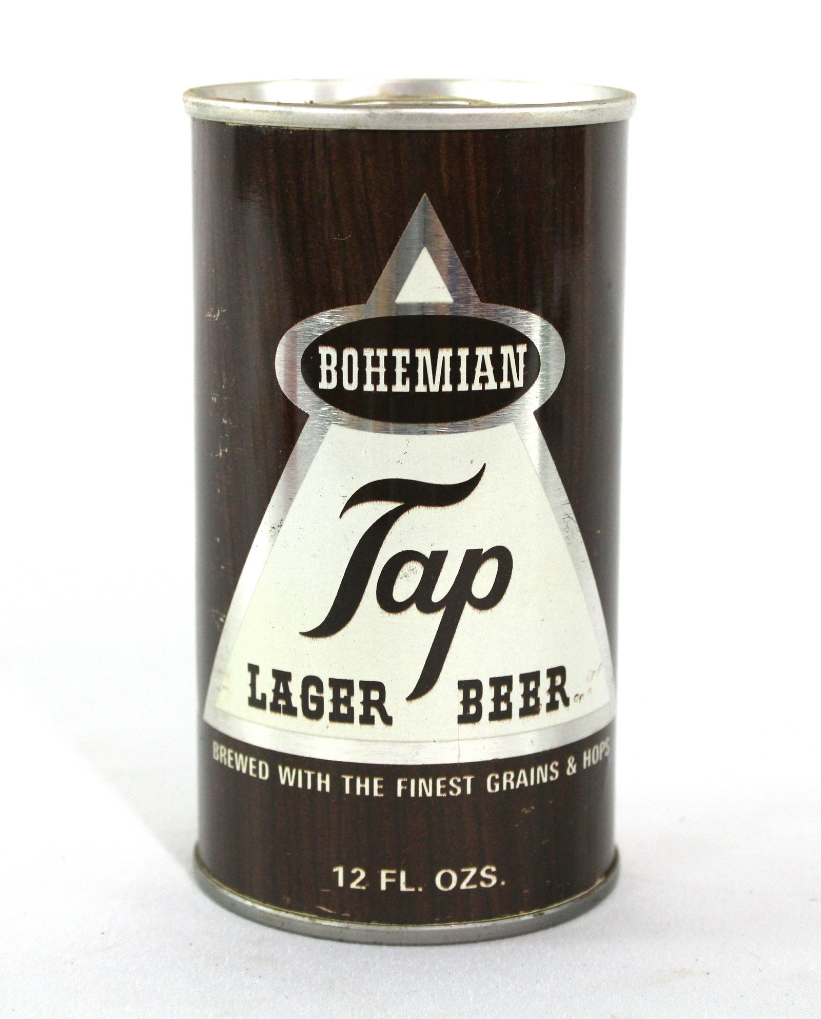 Bohemian Lager Beer Flat Top Can: Bohemian Lager Beer Flat Top Can. Dimensions: 5 x 3 x 3. *Shipping now available via Live Shipping through Live Auctioneers. Please see terms for more details.