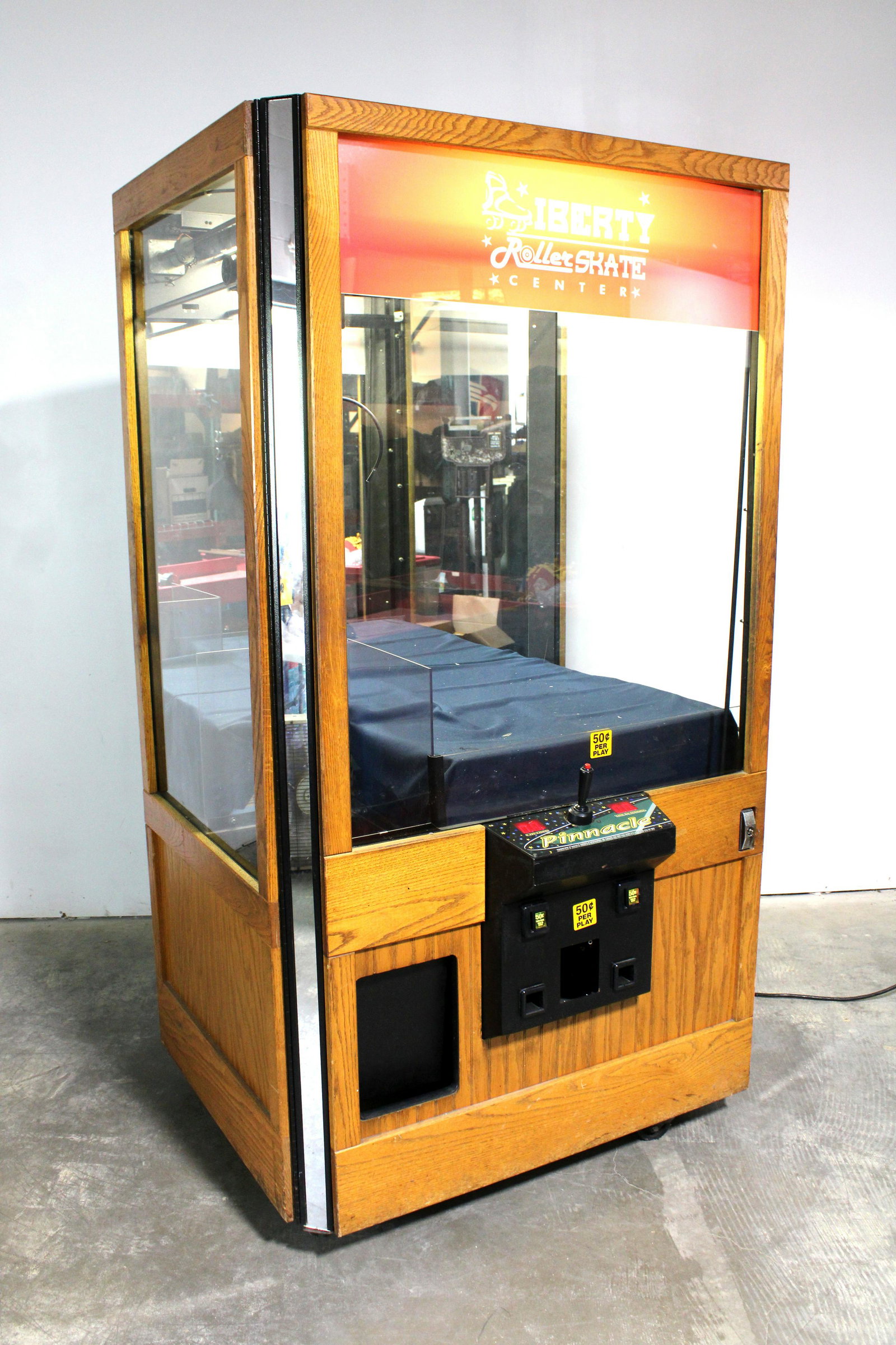 Large Crane Prize Arcade Game: Large Crane Prize Arcade Game. Working. Dimensions: 79 x 44 x 41. *Shipping now available via Live Shipping through Live Auctioneers. Please see terms for more details.