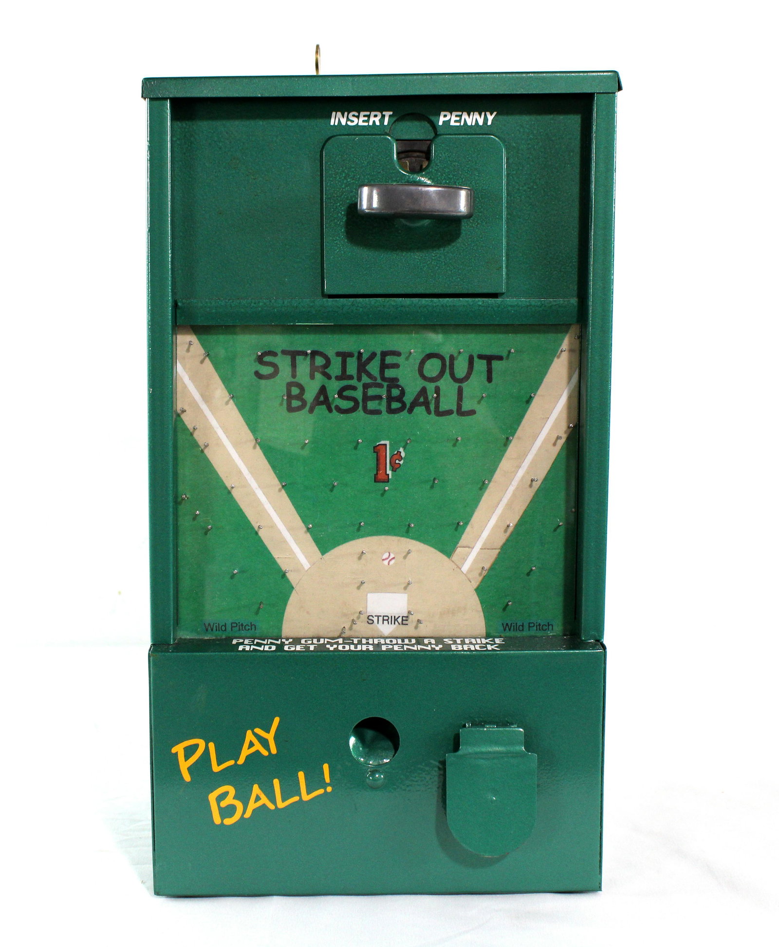 Strike Out Baseball Coin Op Skill Arcade, Restored.: Strike Out Baseball Coin Op Skill Arcade, Restored. Dimensions: 16 x 9 x 8. *Please see terms for shipping details.