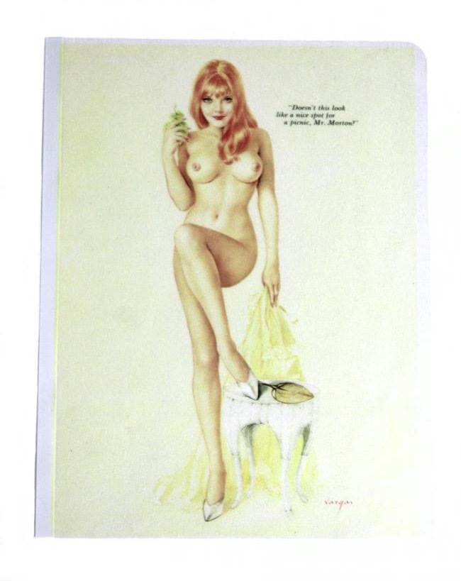 July 1968 Playboy Alberto Vargas Printers Acetate Transparency Pin-Up: July 1968 Playboy Alberto Vargas Printers Acetate Transparency Pin-Up. Dimensions: 11 x 8.5.*Please see terms for shipping details.