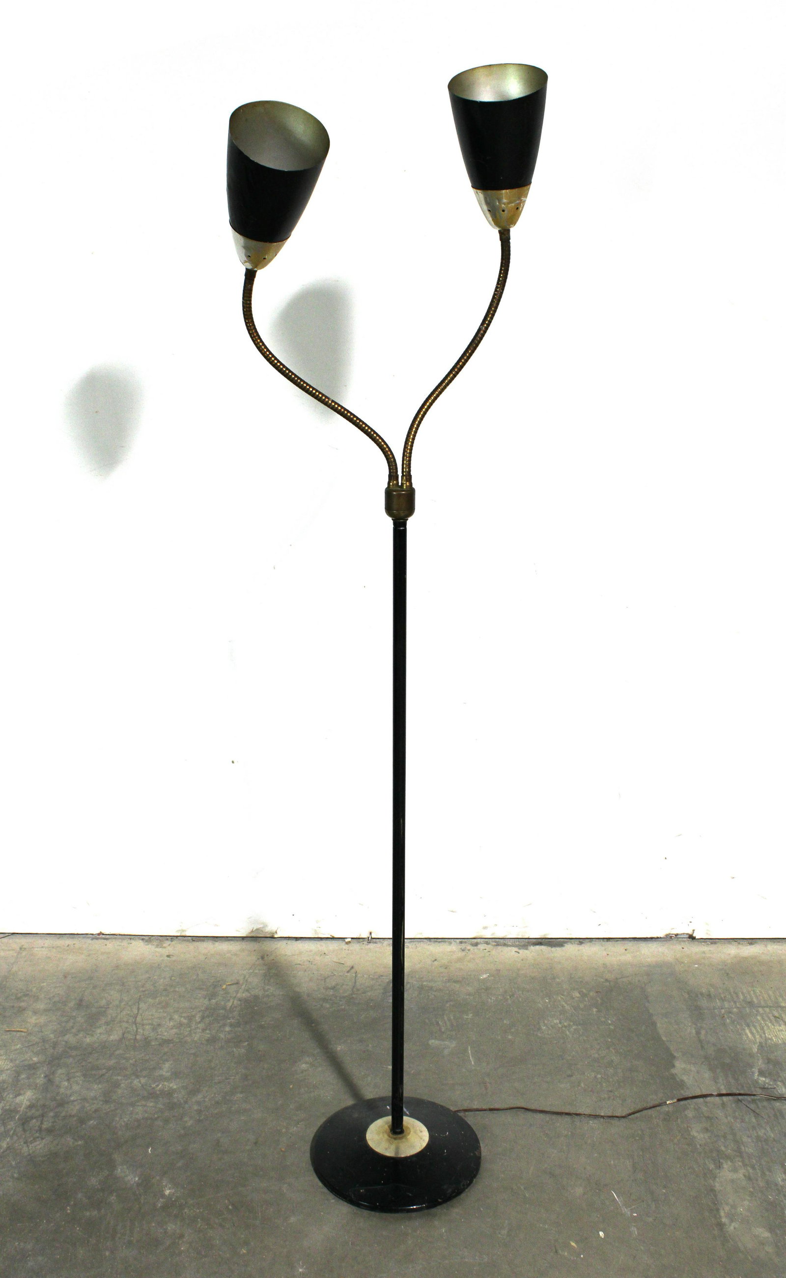 Mid Century Floor Lamp: Mid Century Floor Lamp. Working. Dimensions: 67 x 11 x 11. *Please see terms for shipping details.