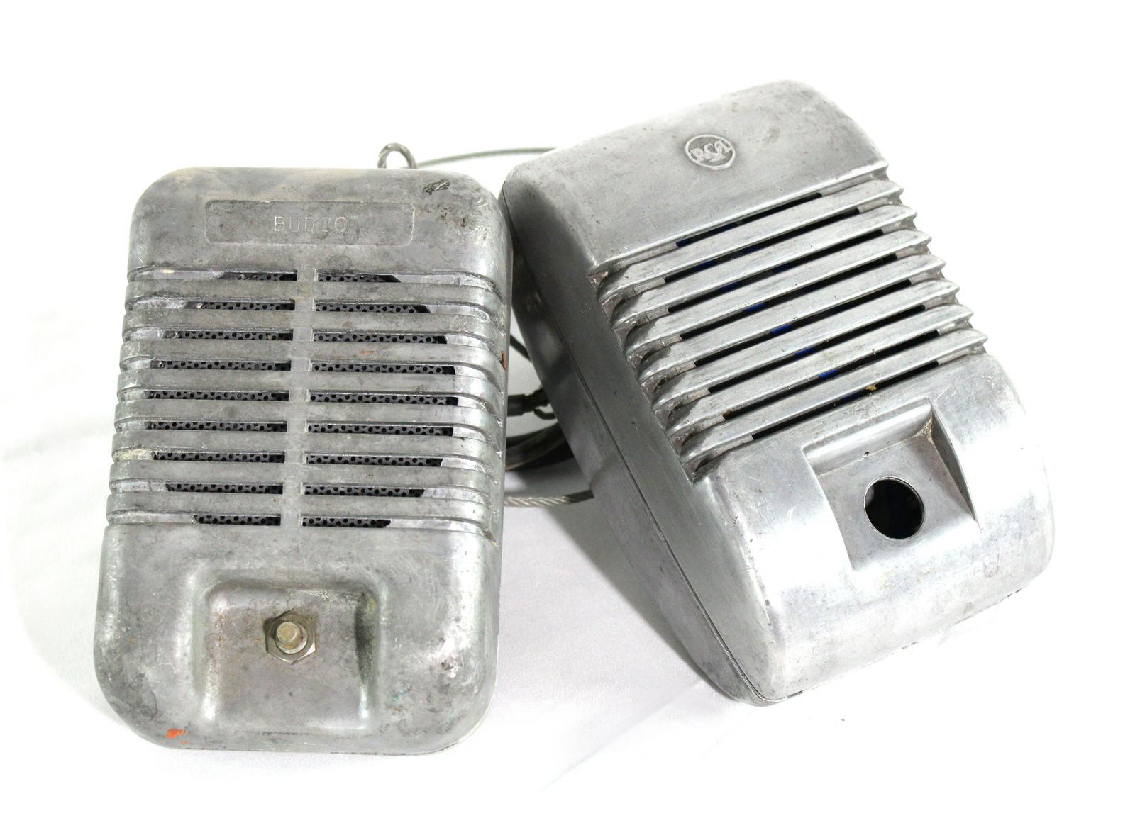 Drive-In Movie Speakers: Drive-In Movie Speakers. Dimensions of one: 8 x 5 x 6. *Please see terms for shipping details.