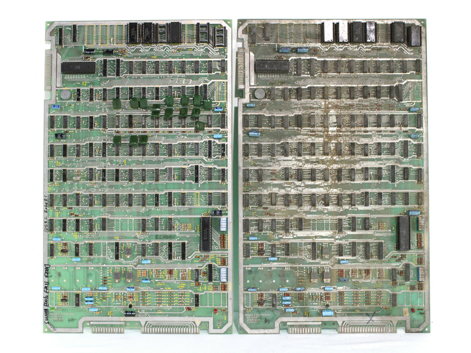 Atari Missile Command Arcade Game Boards: Atari Missile Command Arcade Game Boards. Untested. Dimensions of one: 19 x 12. *Please see terms for shipping details.