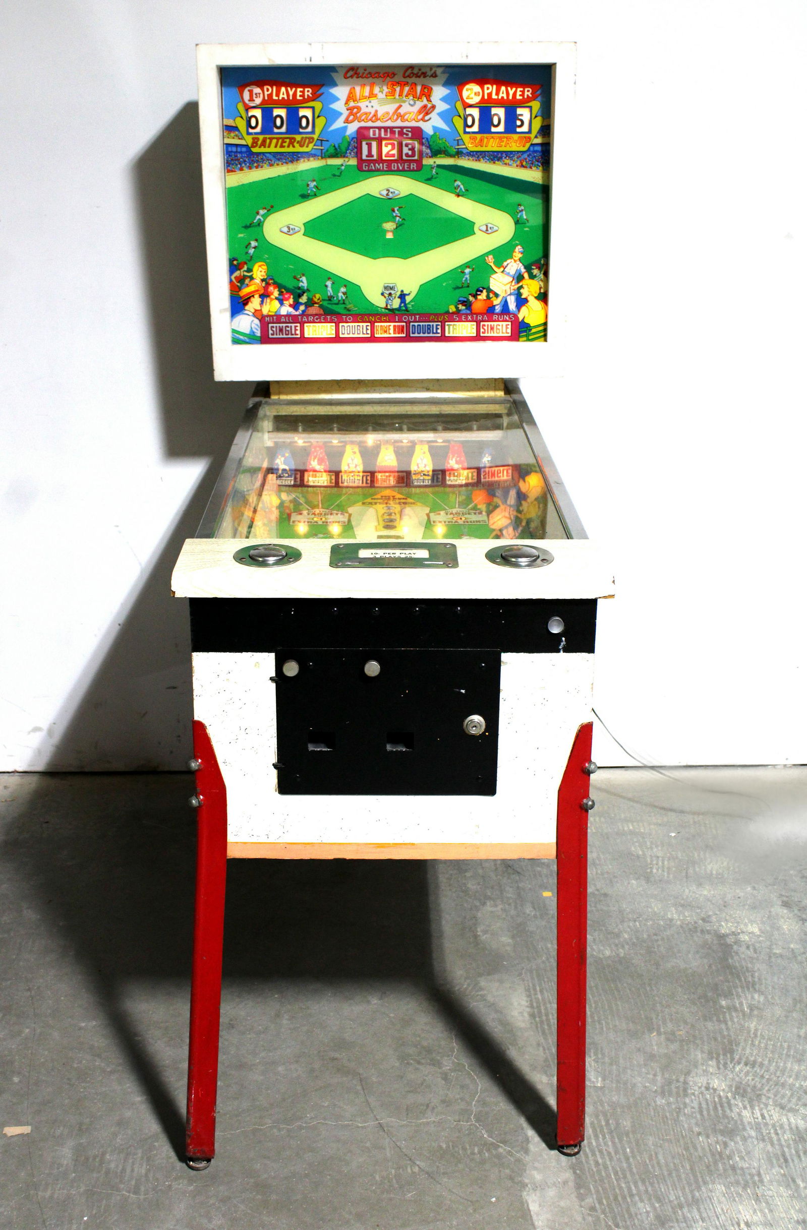 1980s baseball pinball machine 1980s baseball pinball machine
