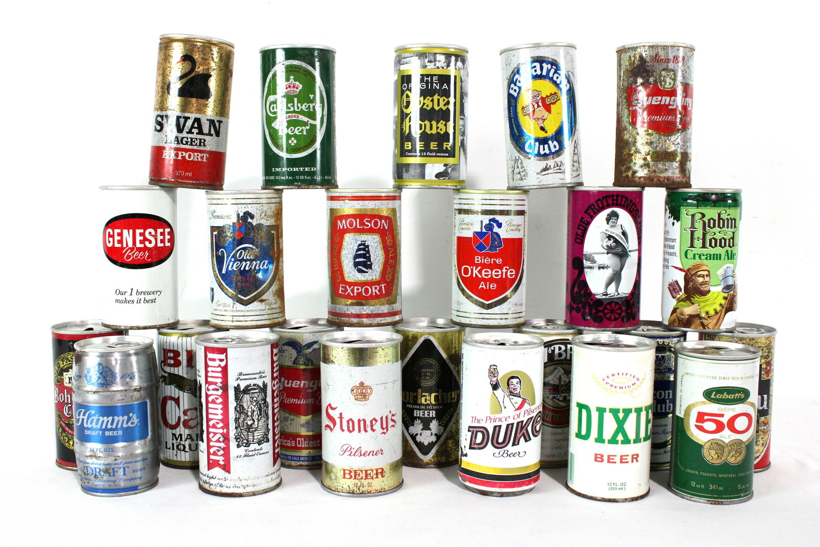 Assorted Pull Tab Flat Top Beer Cans incl. Stoney's: Assorted Pull Tab Flat Top Beer Cans incl. Stoney's. *Please see terms for shipping details.