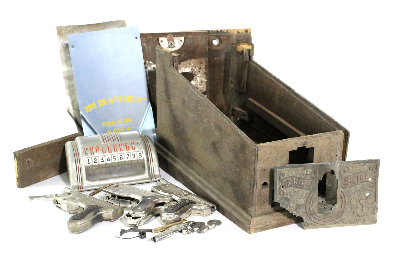 ABT Shooting Gallery Parts incl. Challenger Top Marquee: ABT Shooting Gallery Parts incl. Challenger Top Marquee. *Please see terms for shipping details.