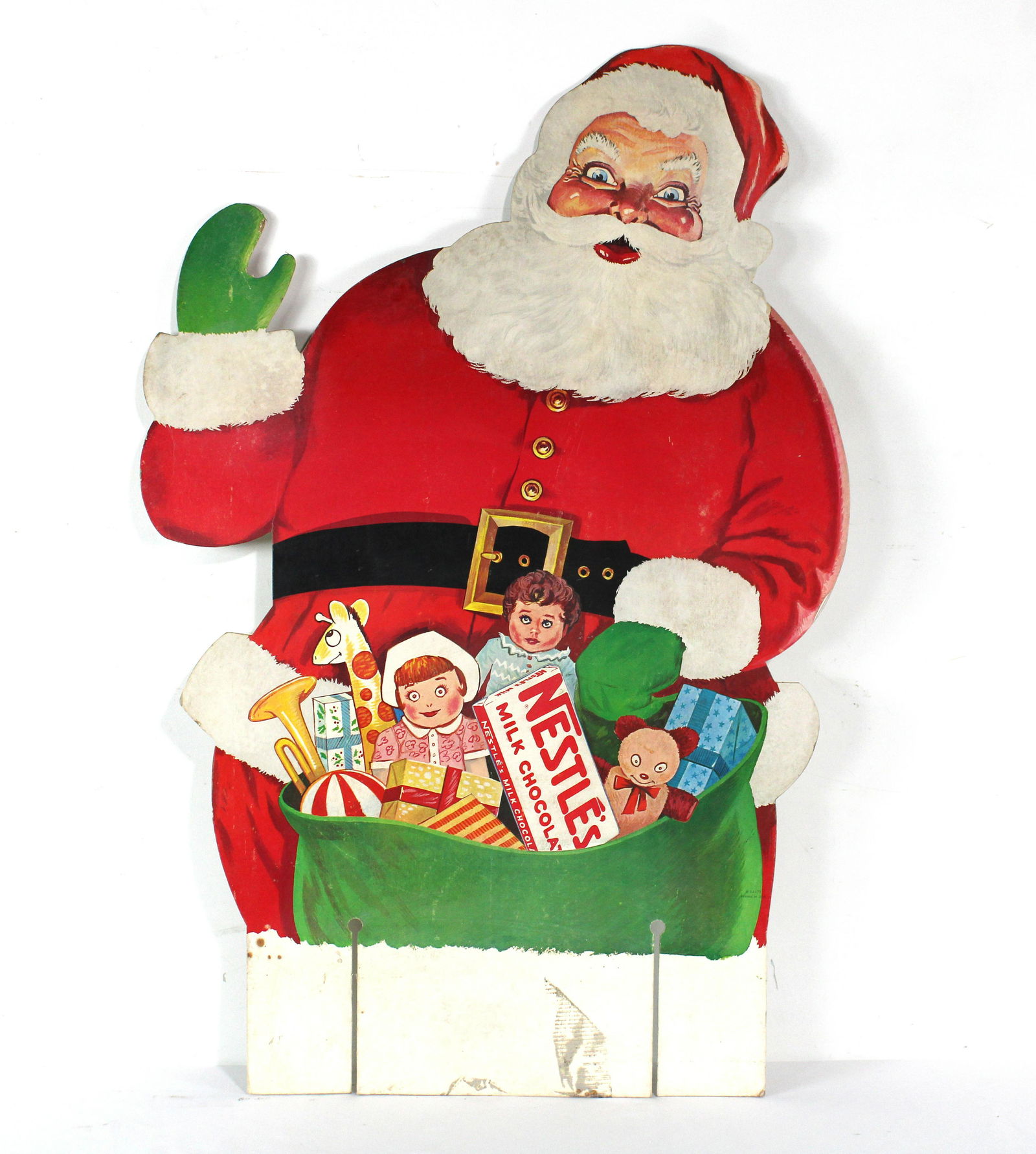 Nestle Chocolate Cardboard Santa Store Display (1 of 2)