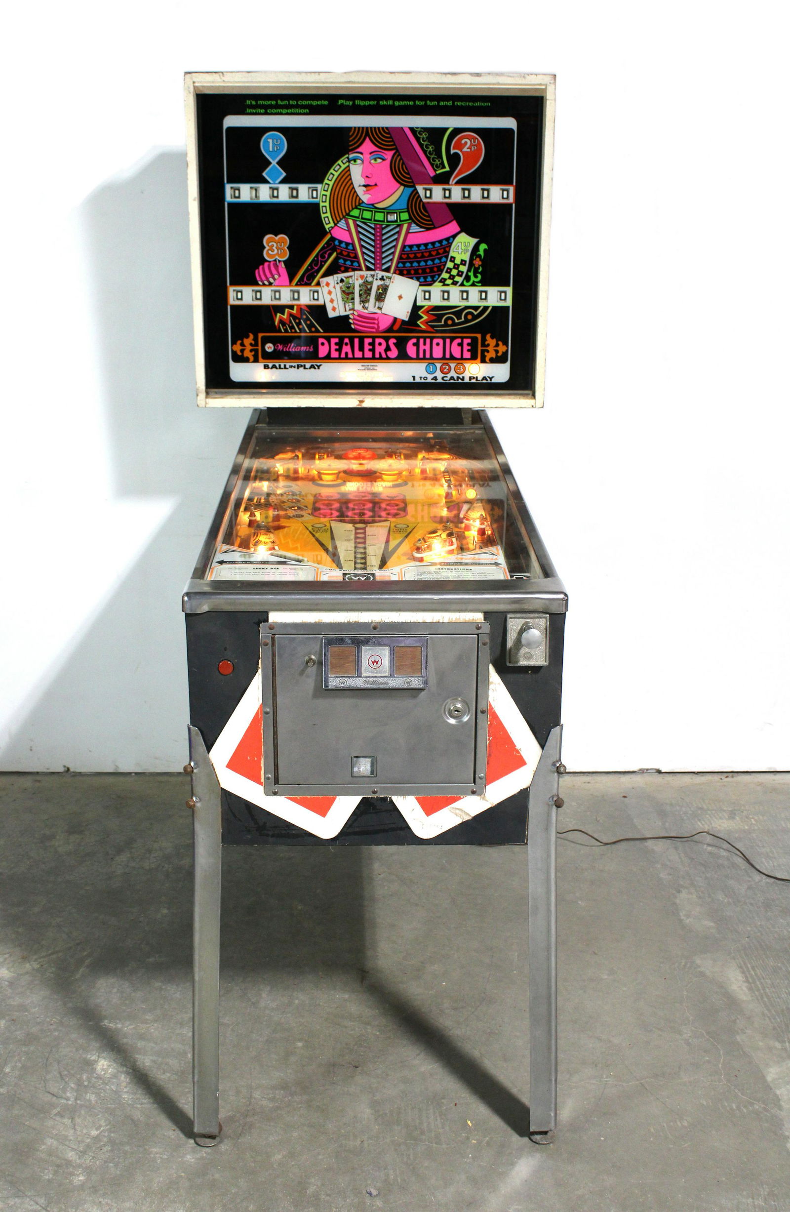 Williams Dealers Choice Head/ Lucky Ace Body Pinball Machine (1 of 6)