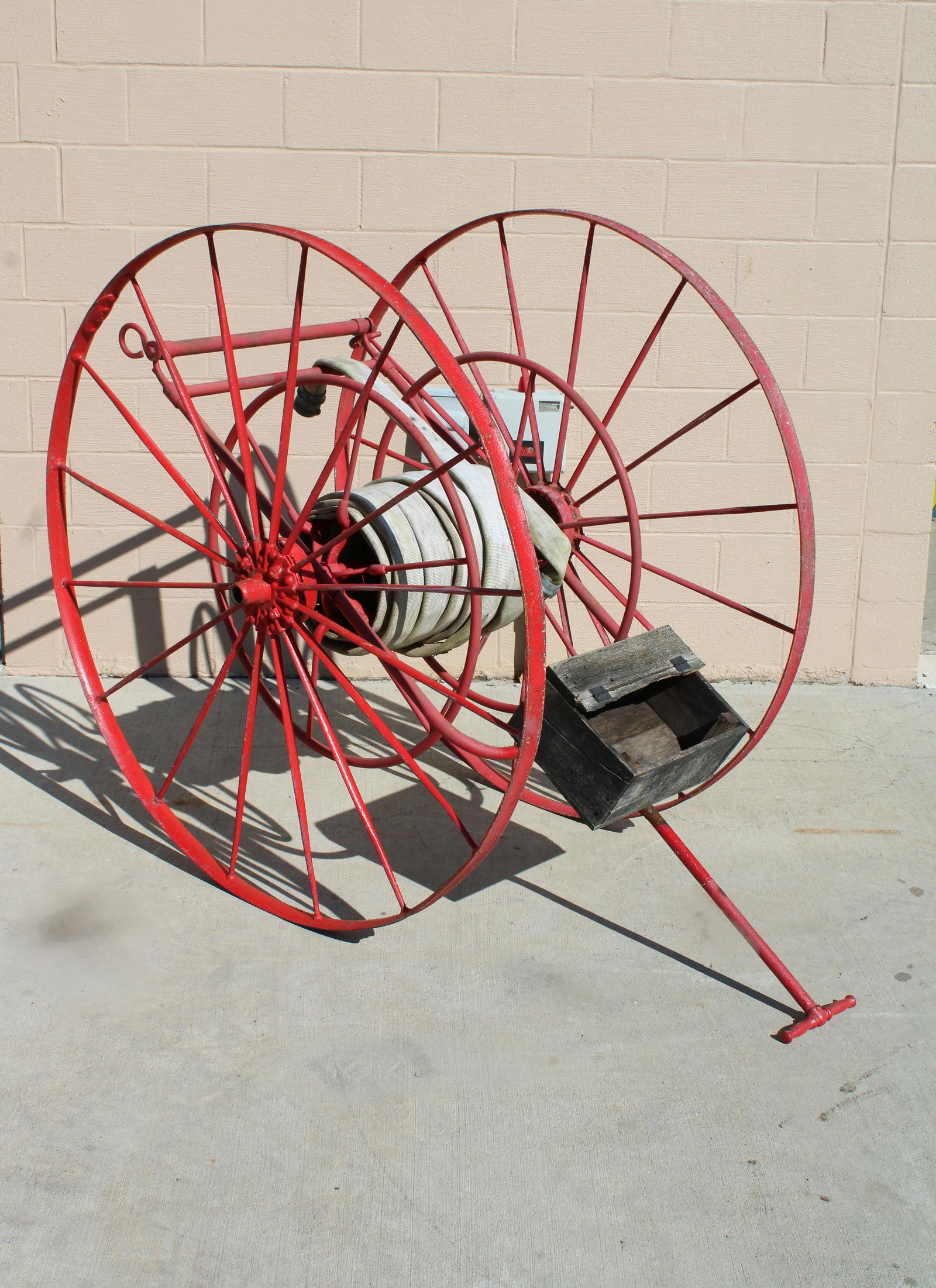 Antique Fire Hose Cart, Circa 1880s (1 of 4)
