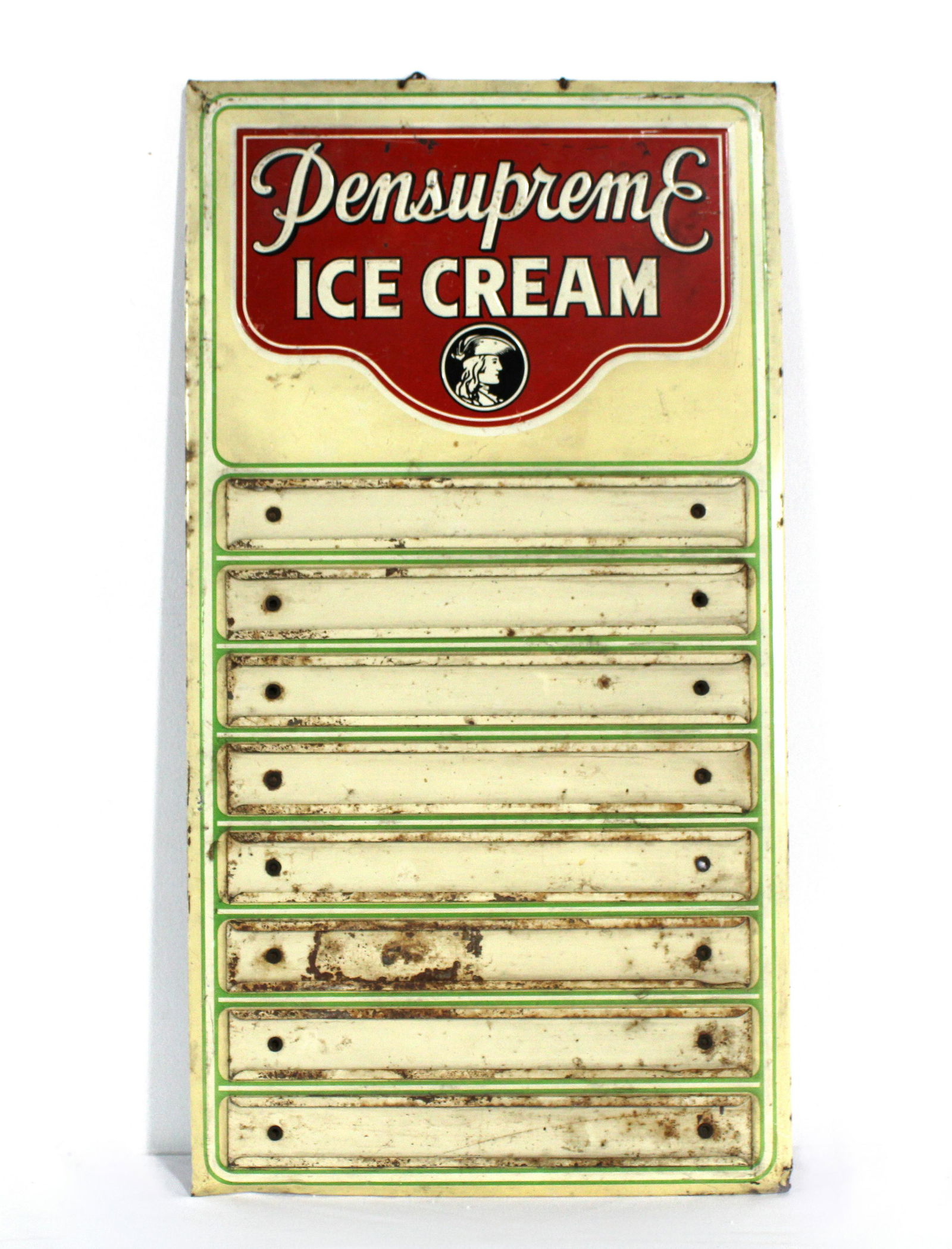Embossed Pensupreme Ice Cream Menu Board (1 of 3)