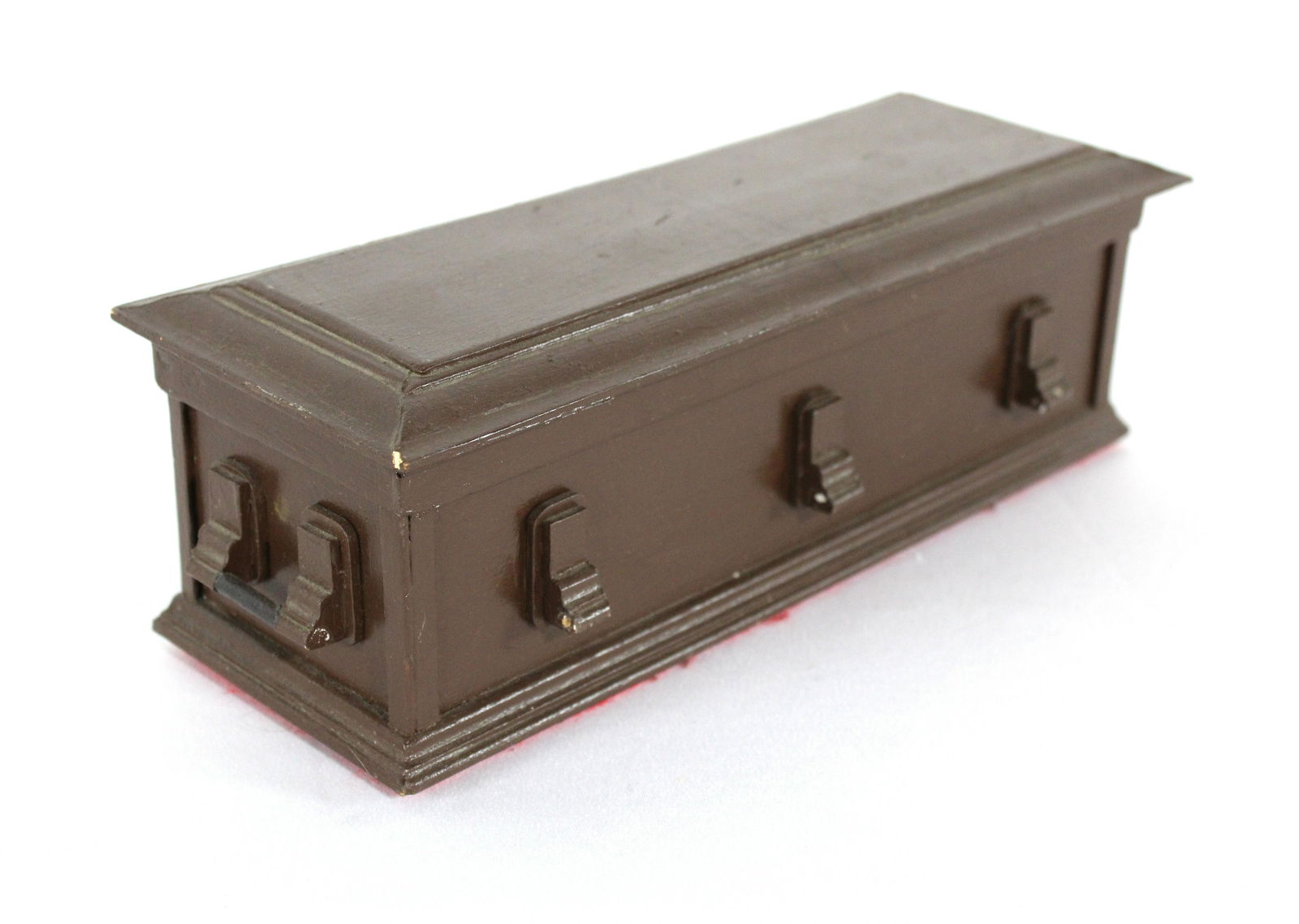 Salesman Sample Wooden Coffin (1 of 3)