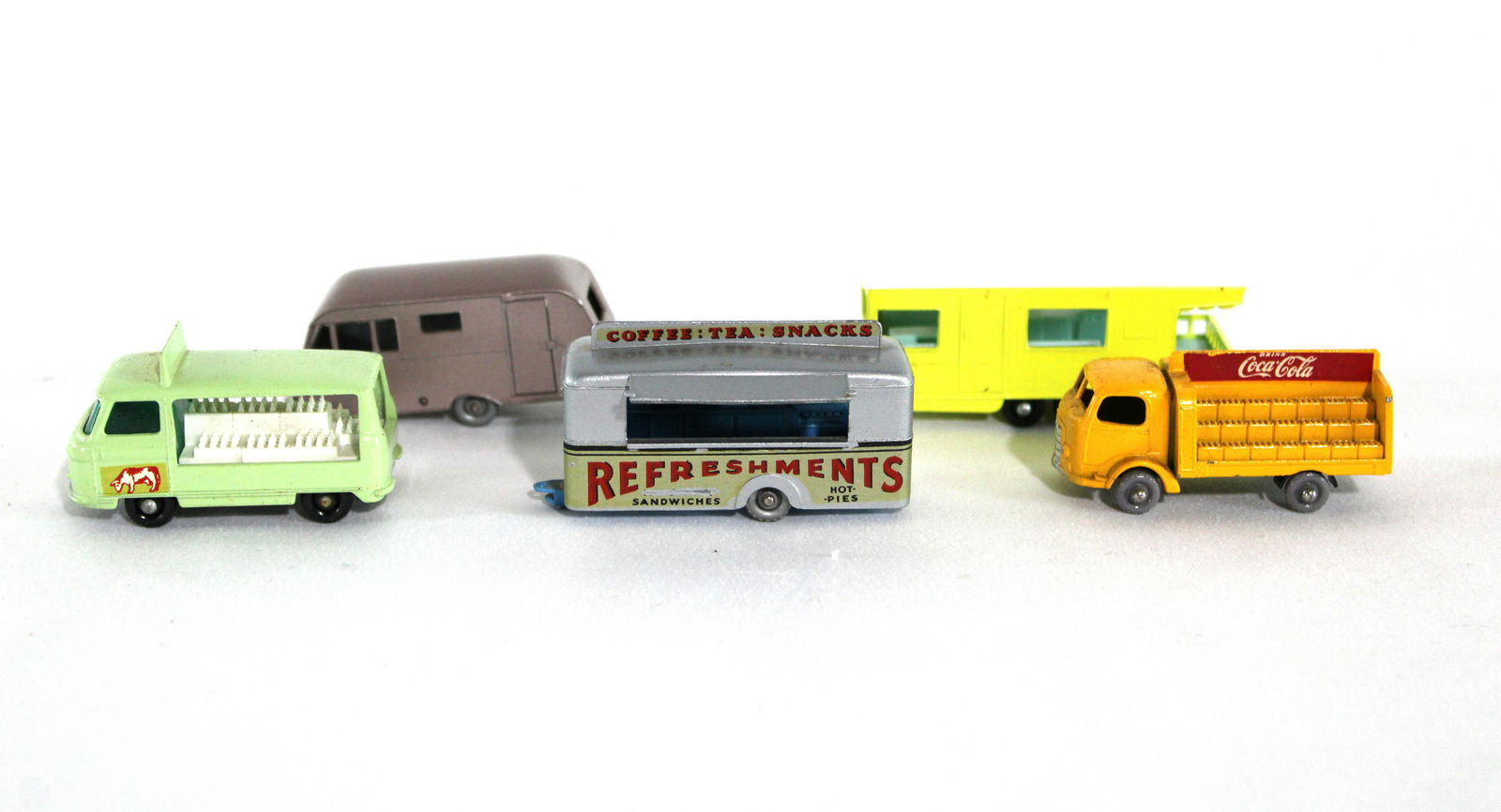 Matchbox Cars Incl. Canteen and Coca Cola Truck (1 of 2)