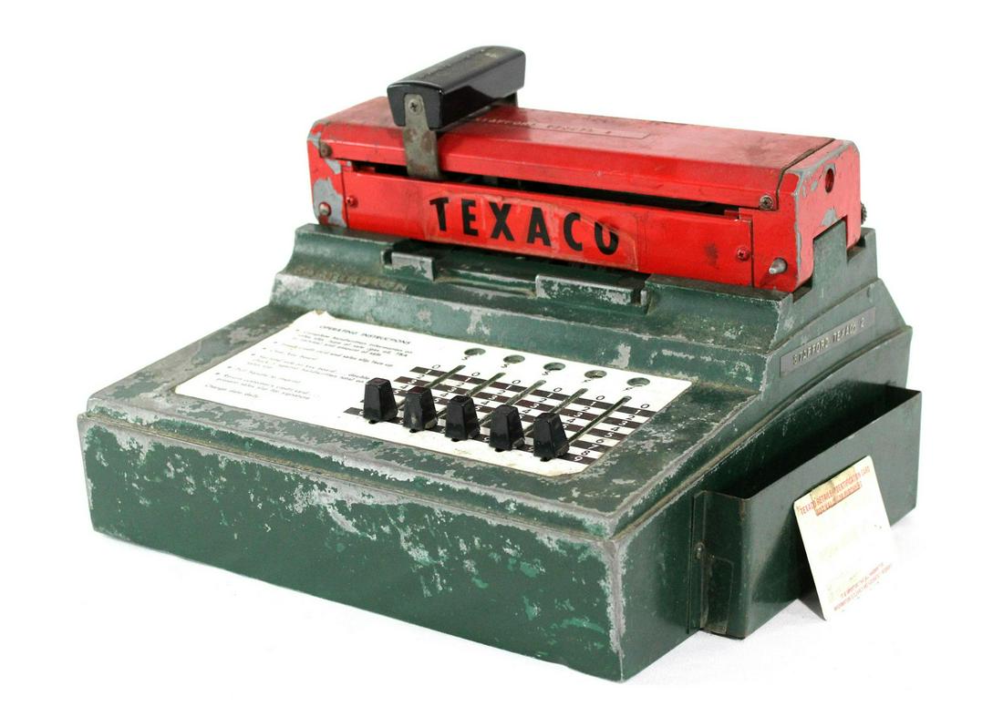 Texaco Credit Card Machine with Card (1 of 3)