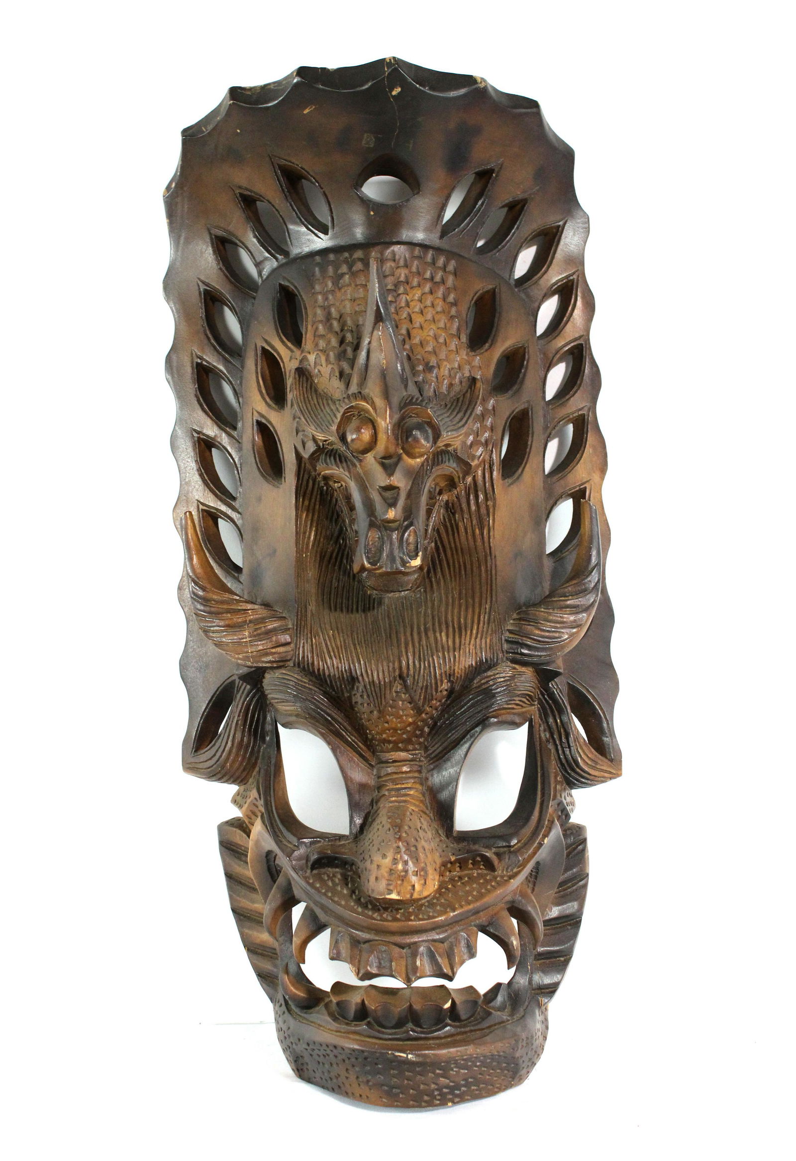 Wooden Tribal or Tiki Mask (1 of 3)